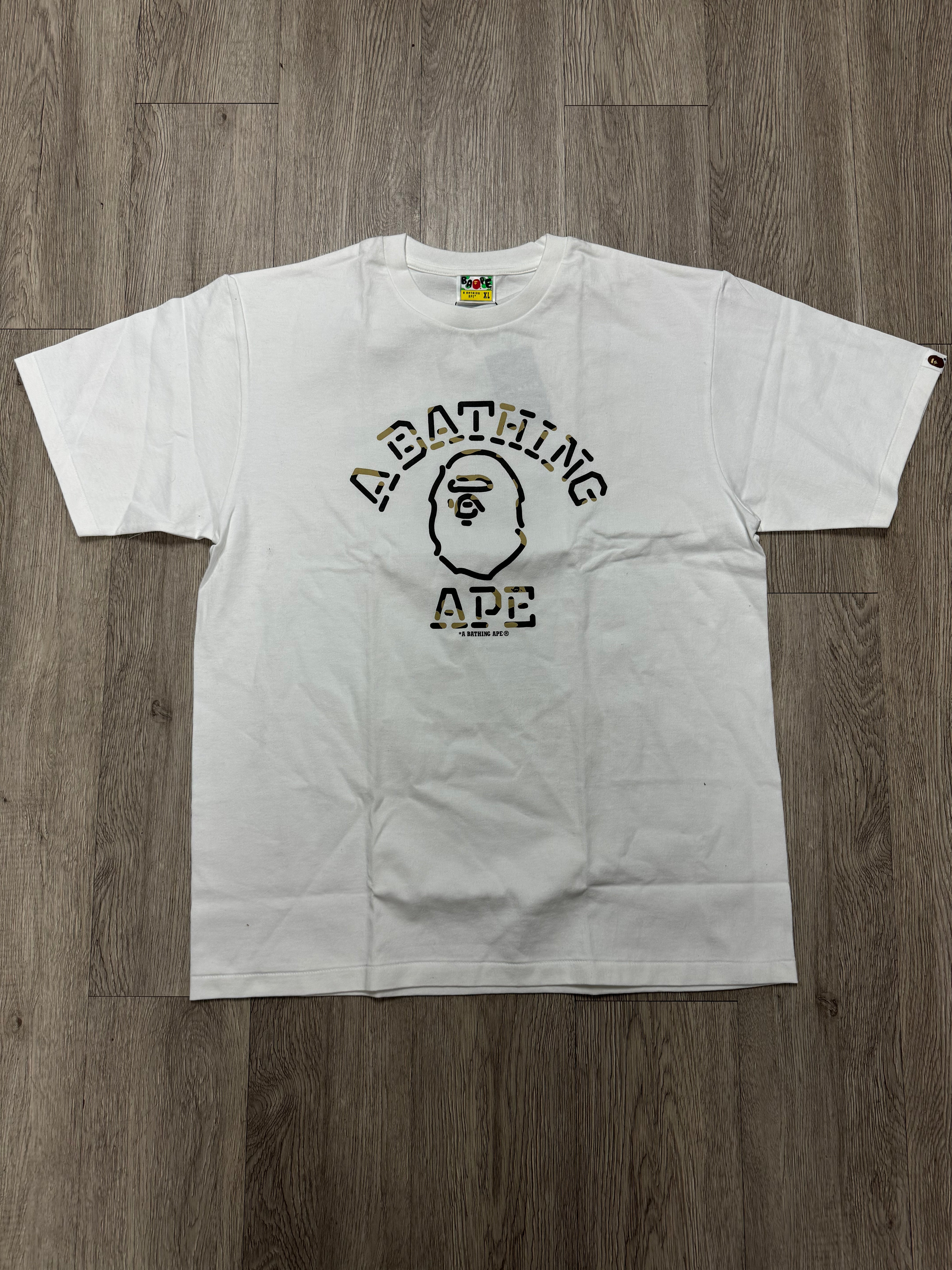 Bape White Ape Dessert Camo Tee Tee