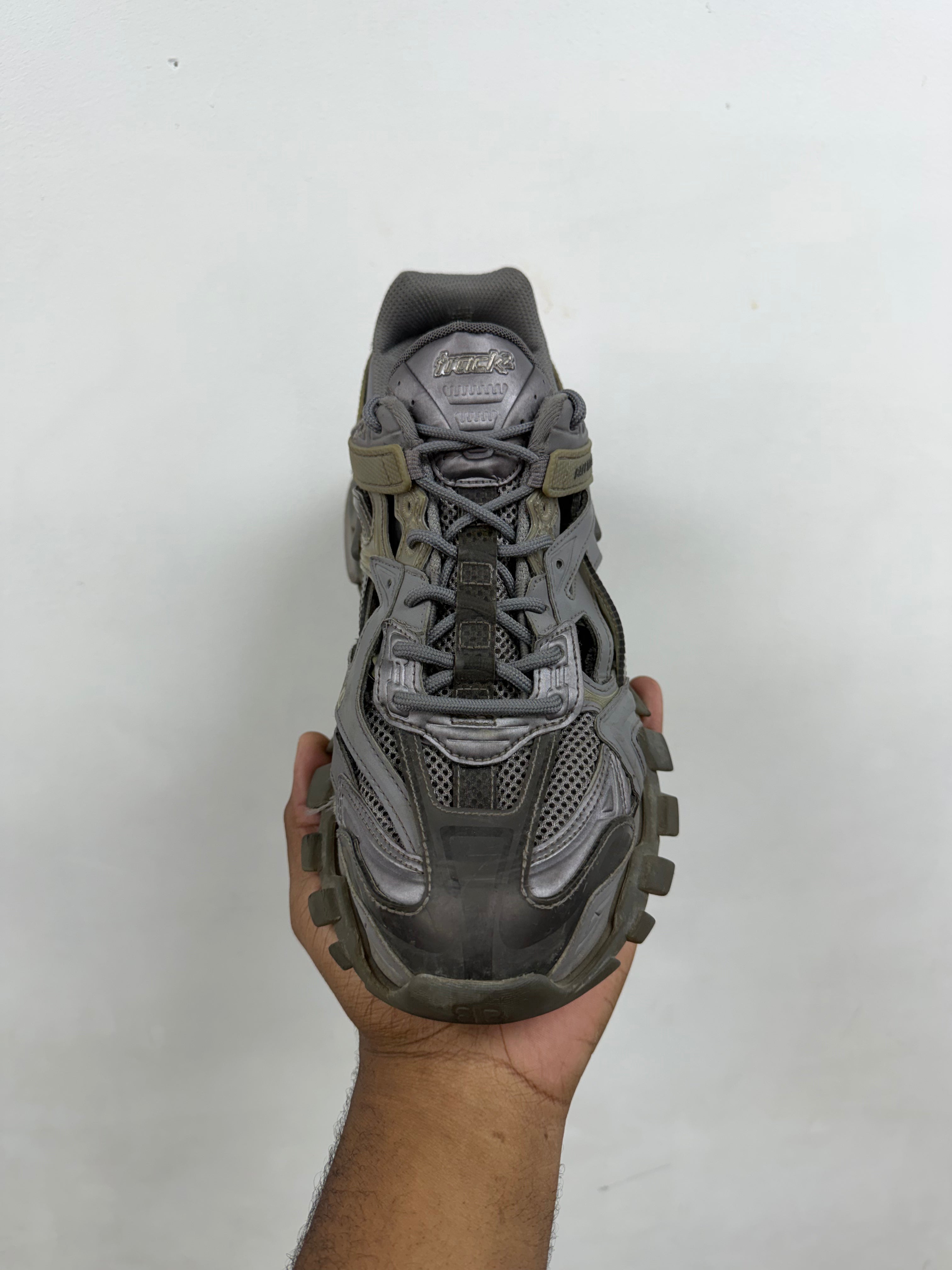 Balenciaga Grey Track 2 Sneakers