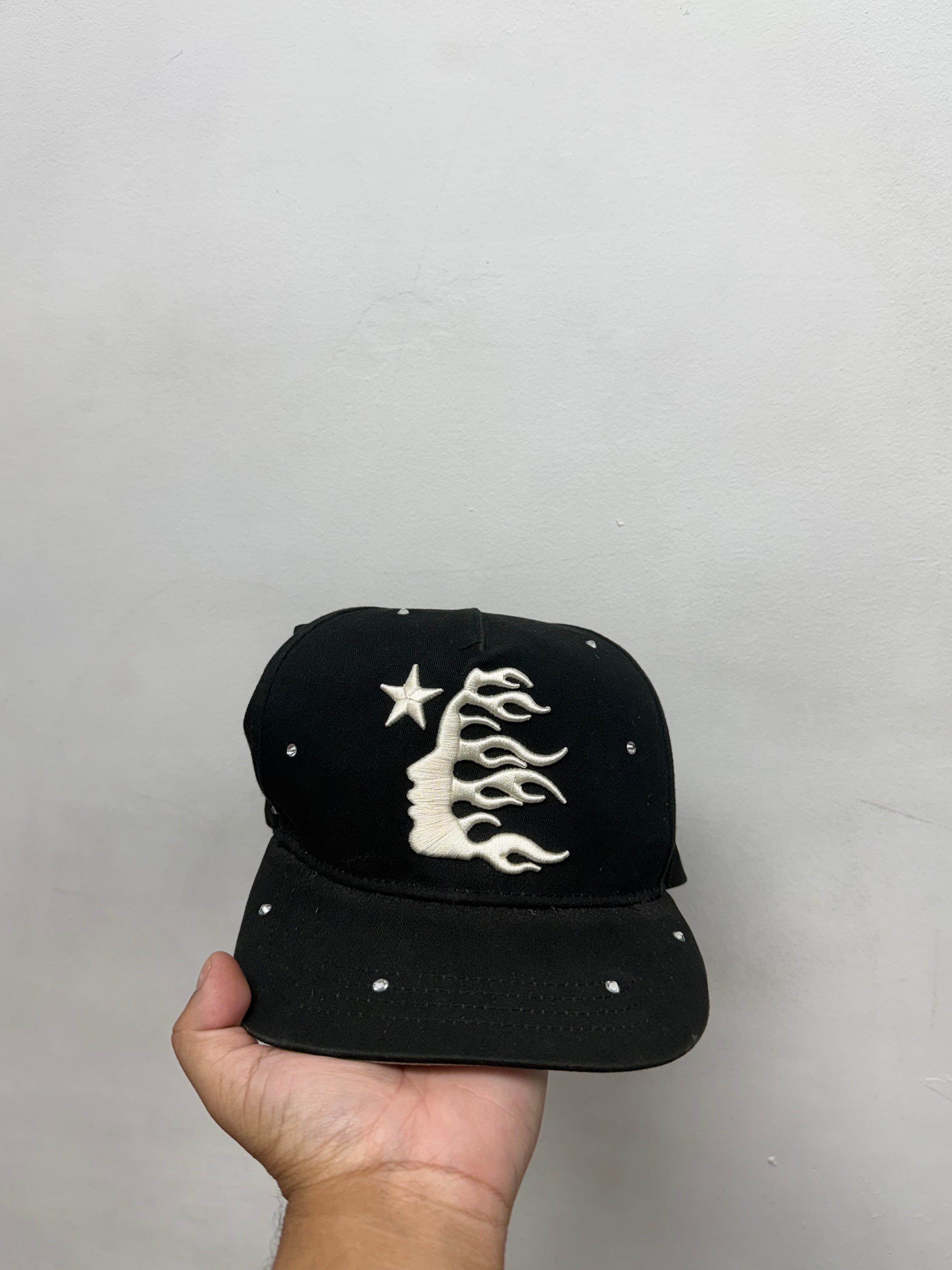 Hellstar Black Rhinestone Hat
