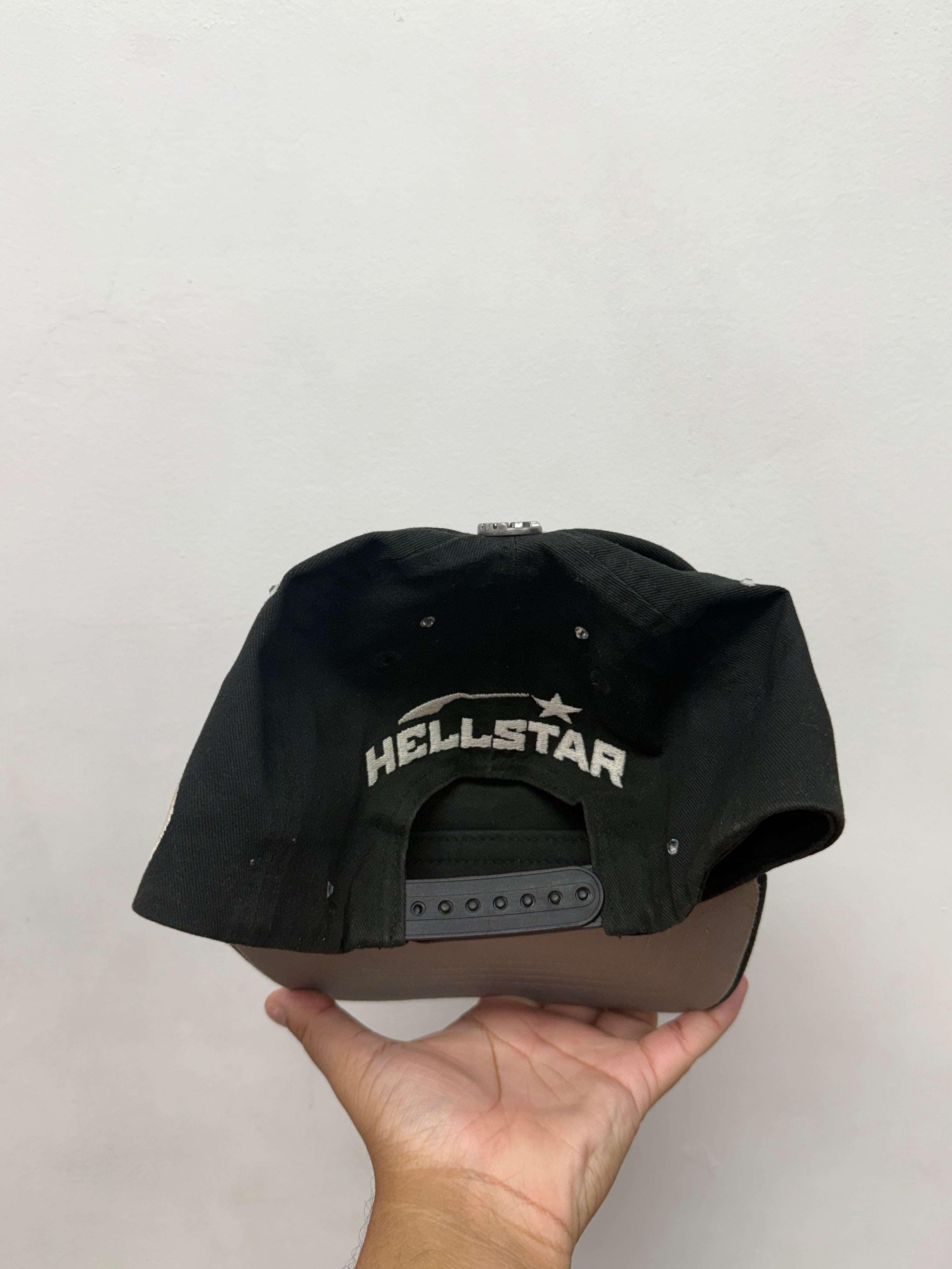Hellstar Black Rhinestone Hat