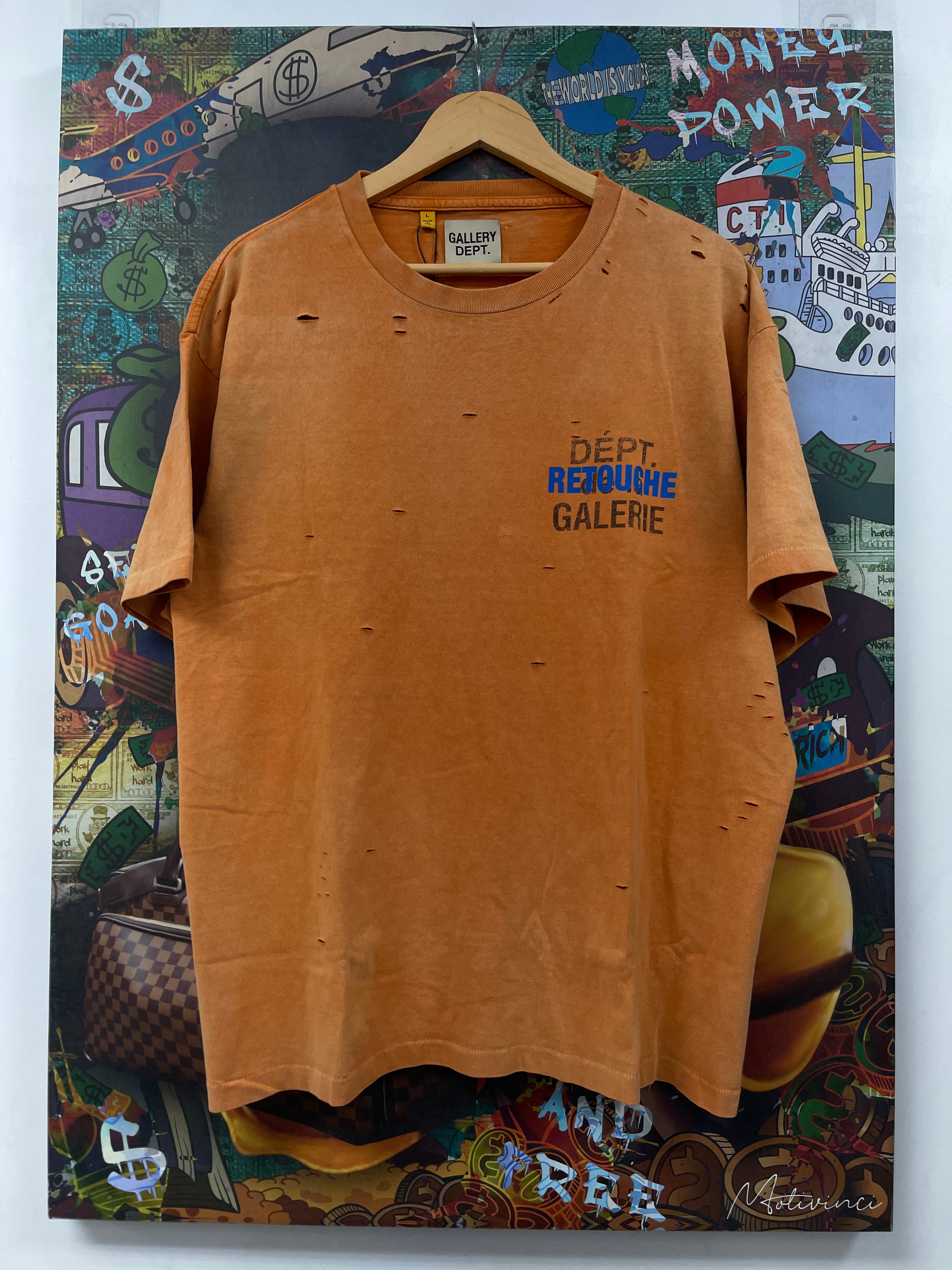 Gallery Dept. Orange Blue Retouche Tee