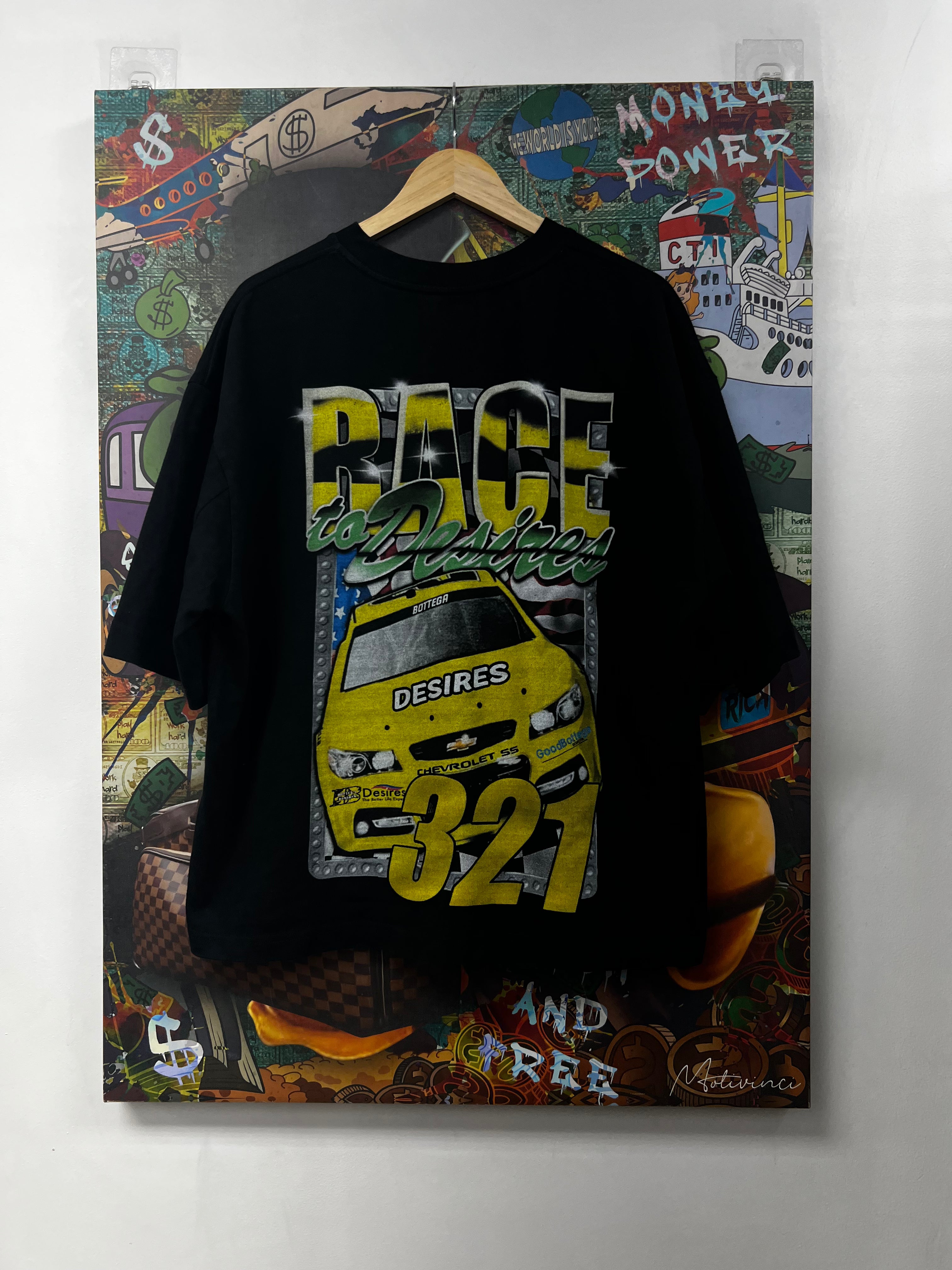 Bottega Desires Black Race Tee
