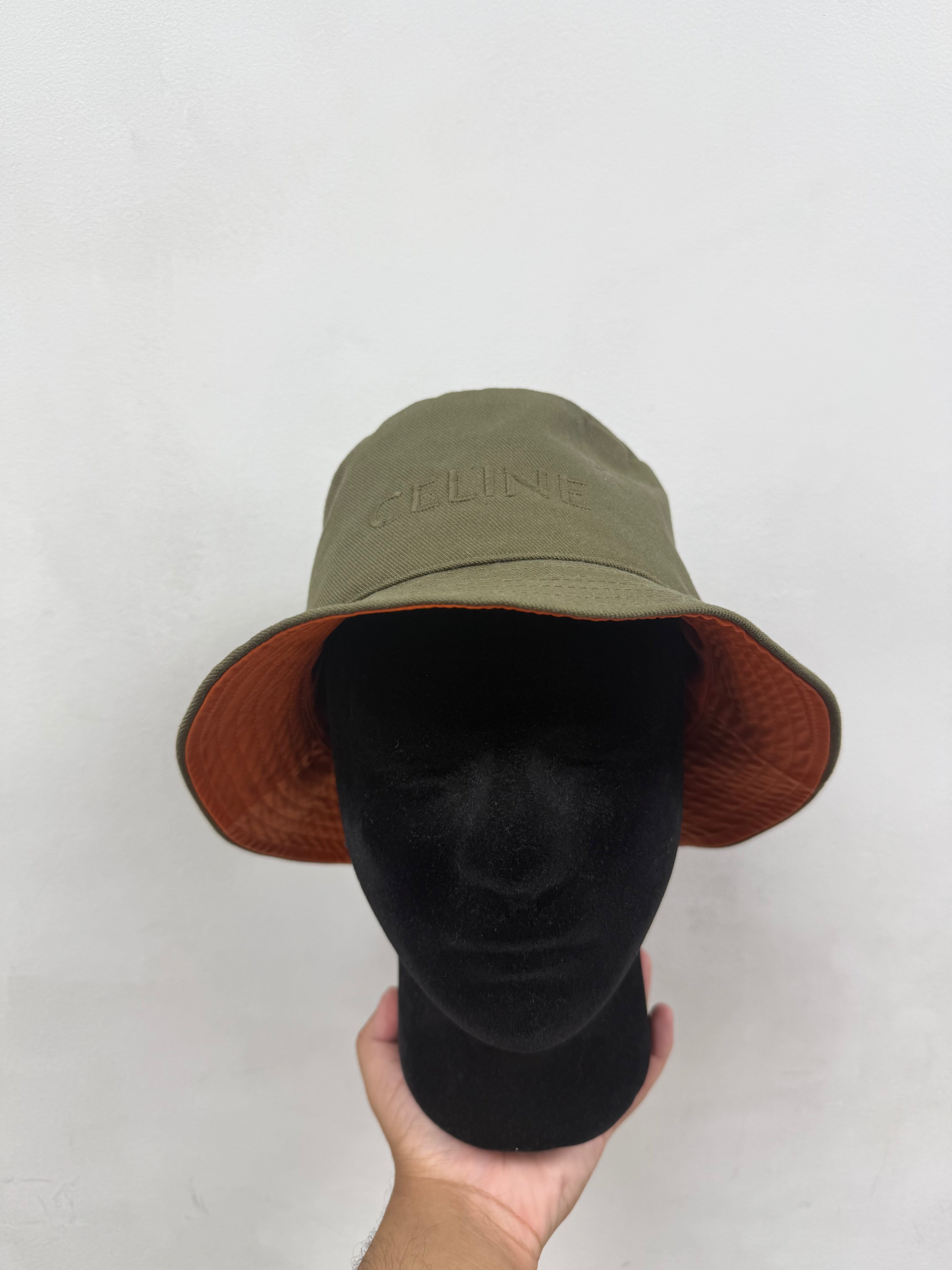 Celine Olive Bucket Hat
