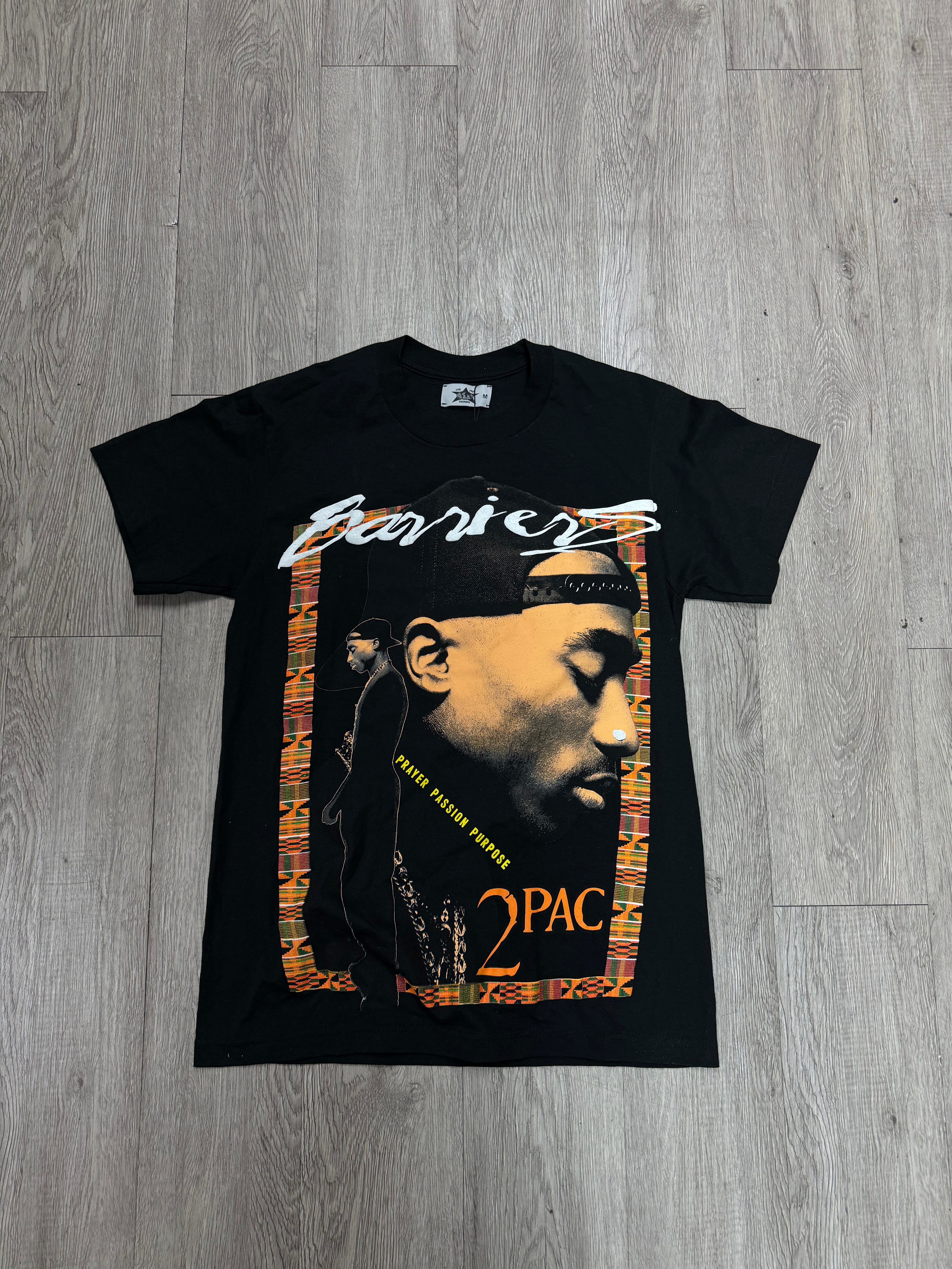 Barriers Black Tupac Tee