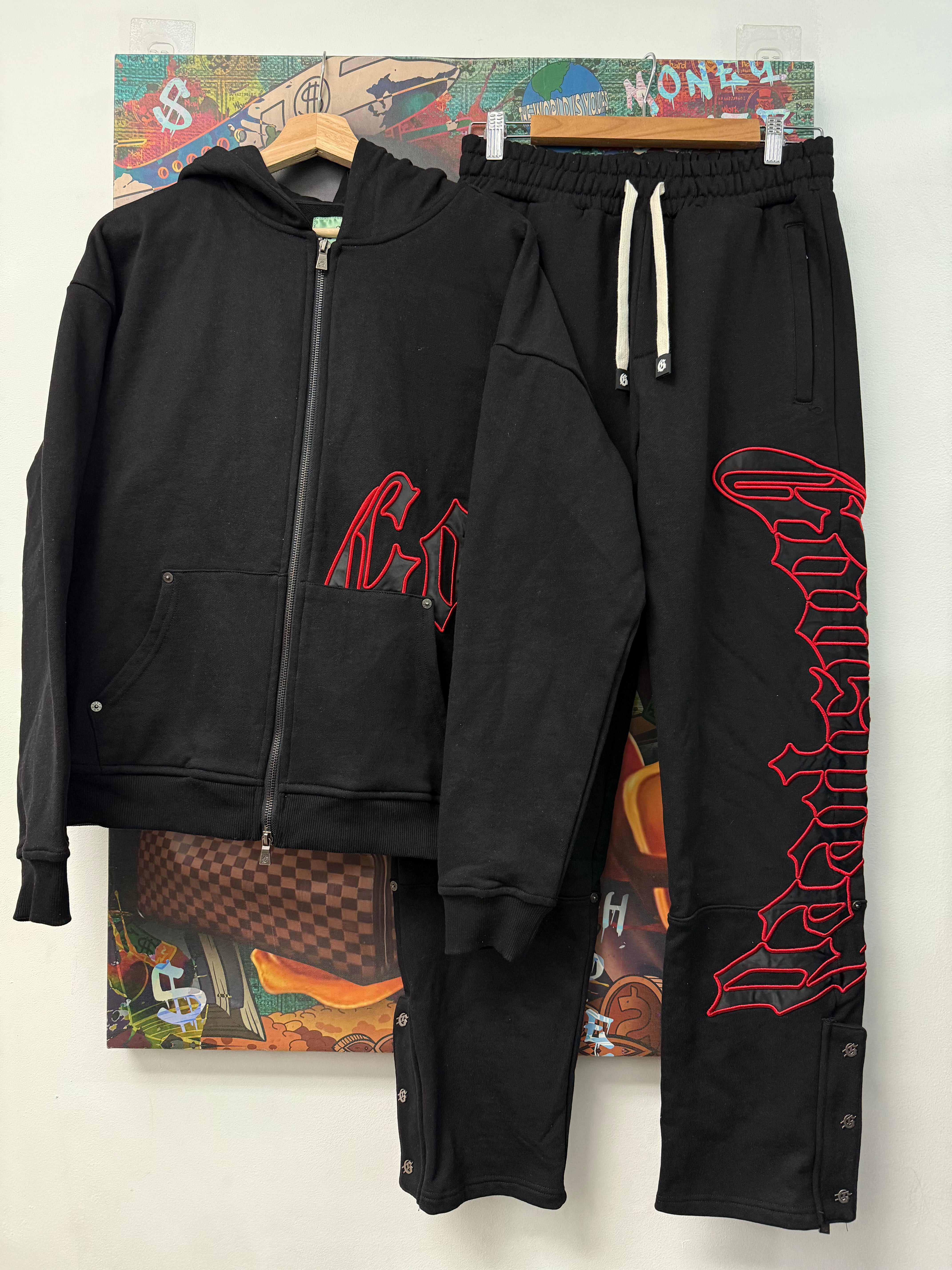 Godspeed Black Red Outline Sweatsuit