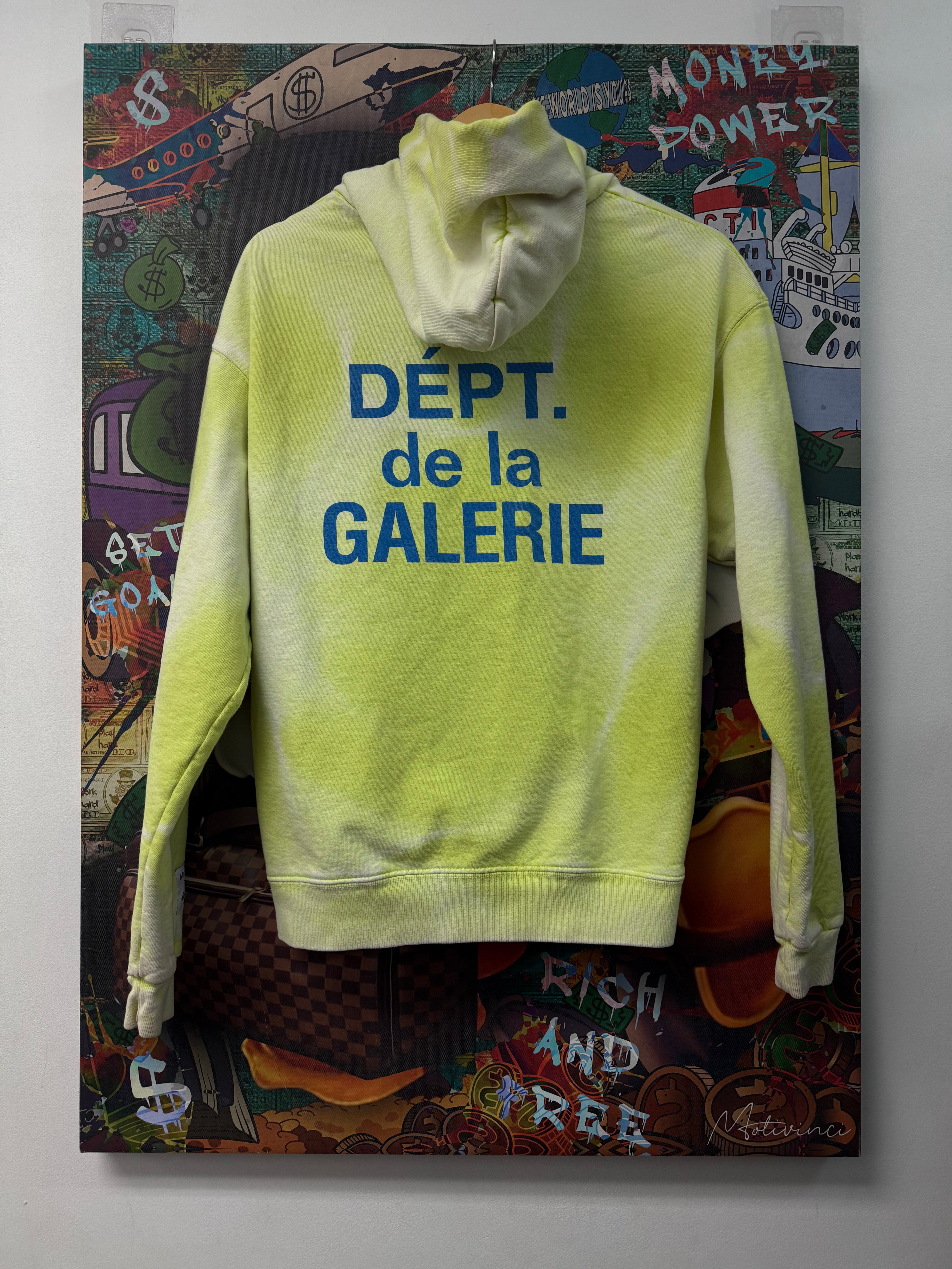 Gallery Dept Lime Blue Sunfaded Zip Up