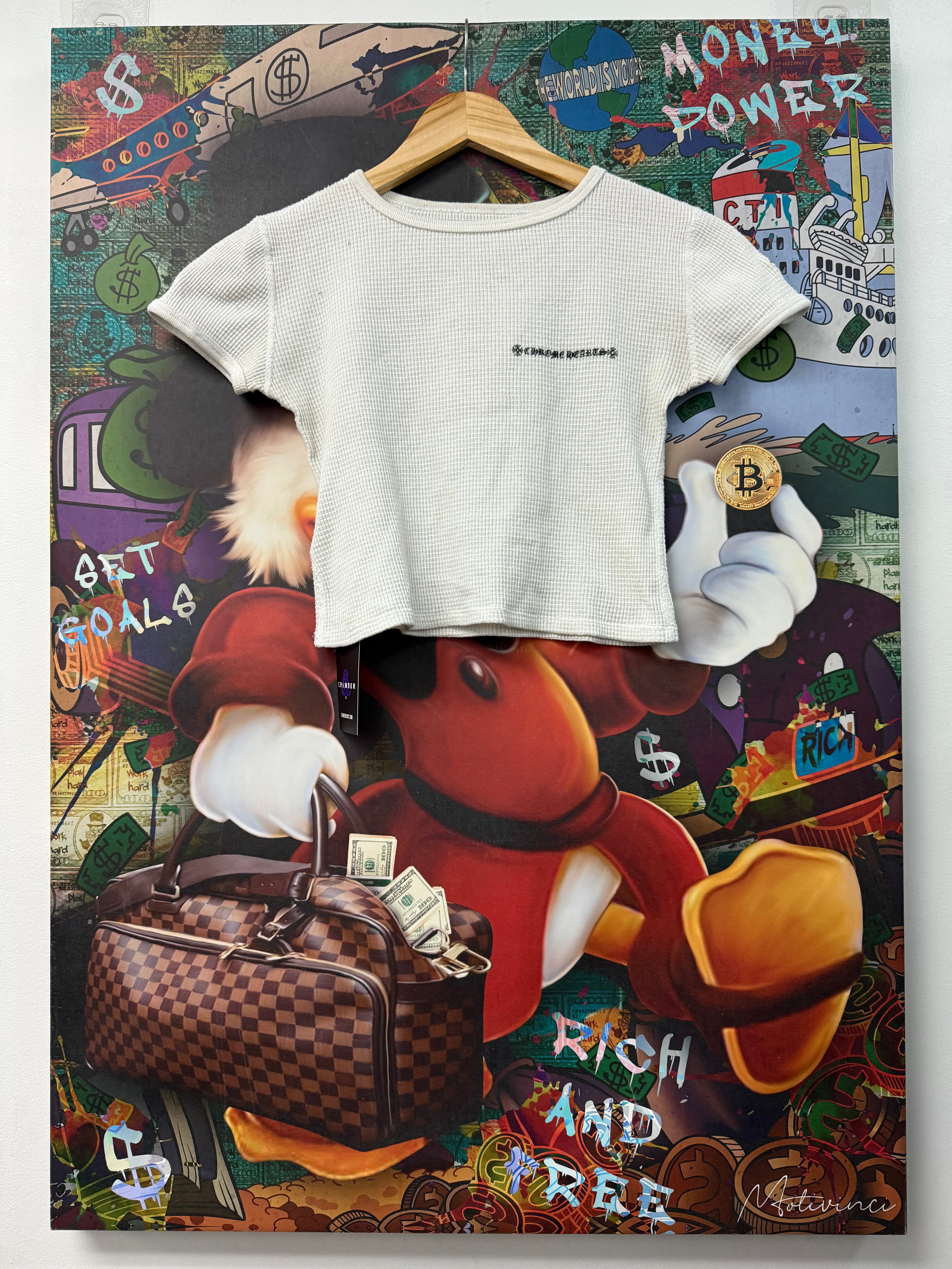 Chrome Hearts Matty Boy Sinister Cropped Tee