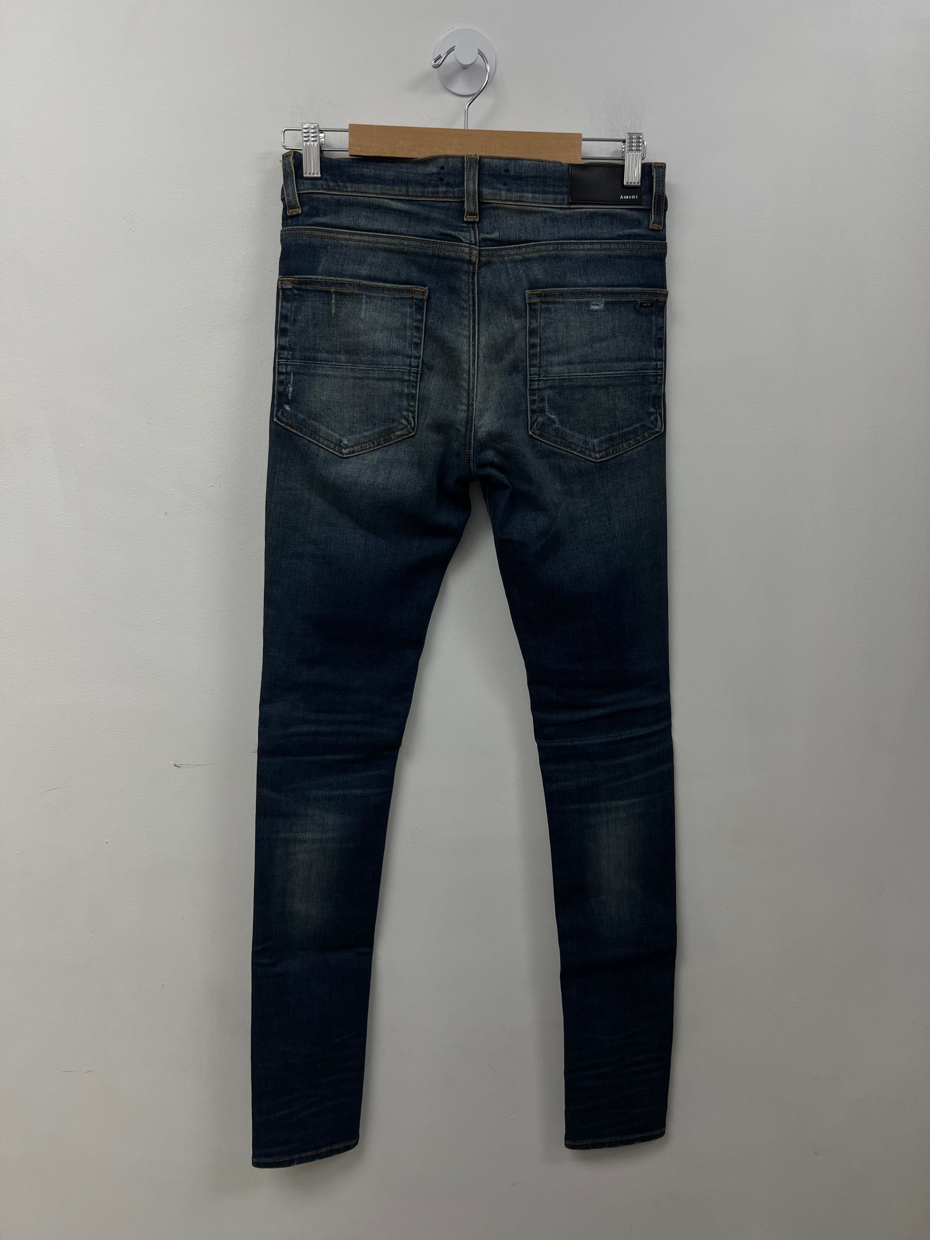 Amiri MX1 Deep Classic Black Patch Jeans