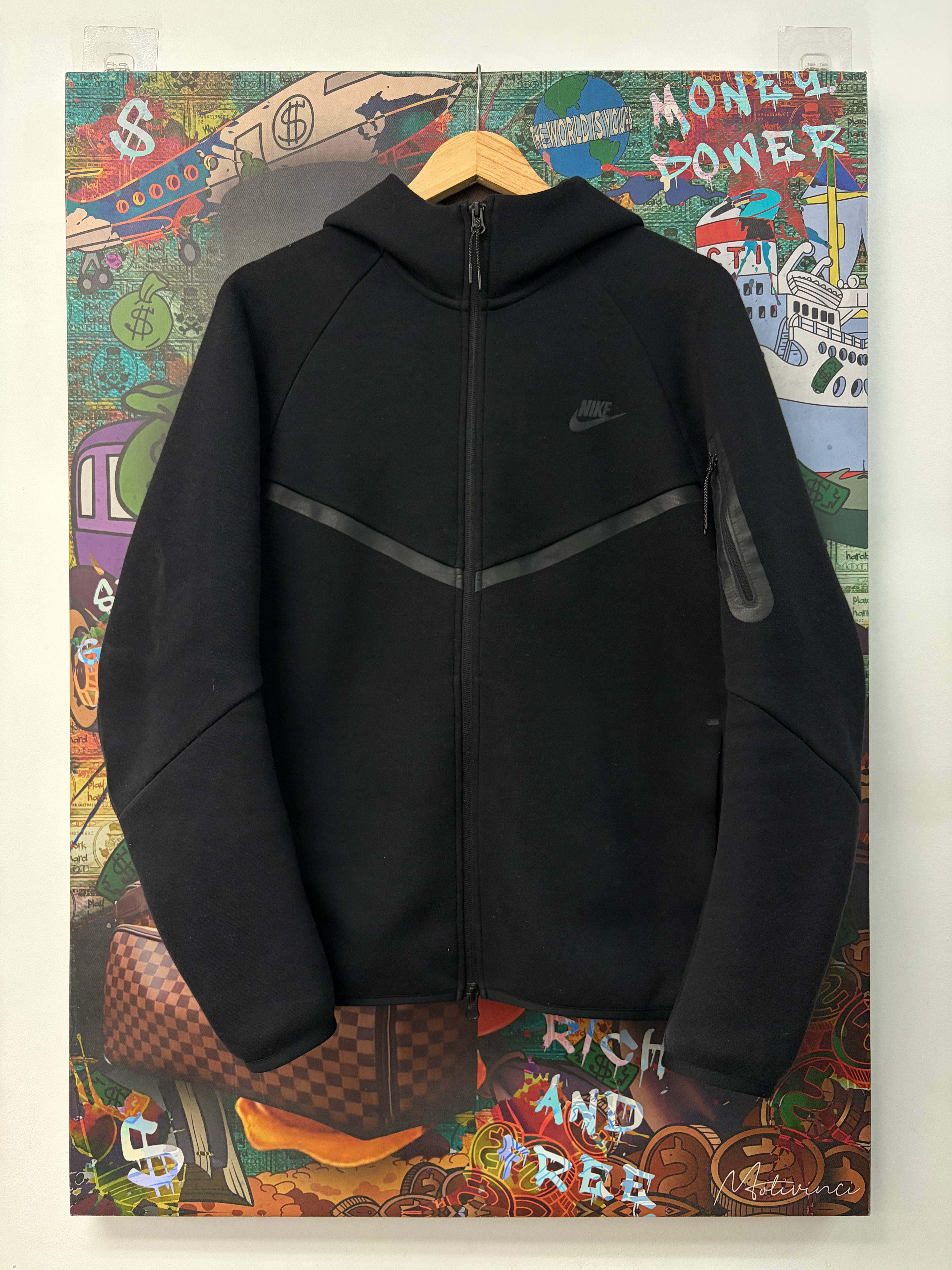 Nike Black Tech Zip Up
