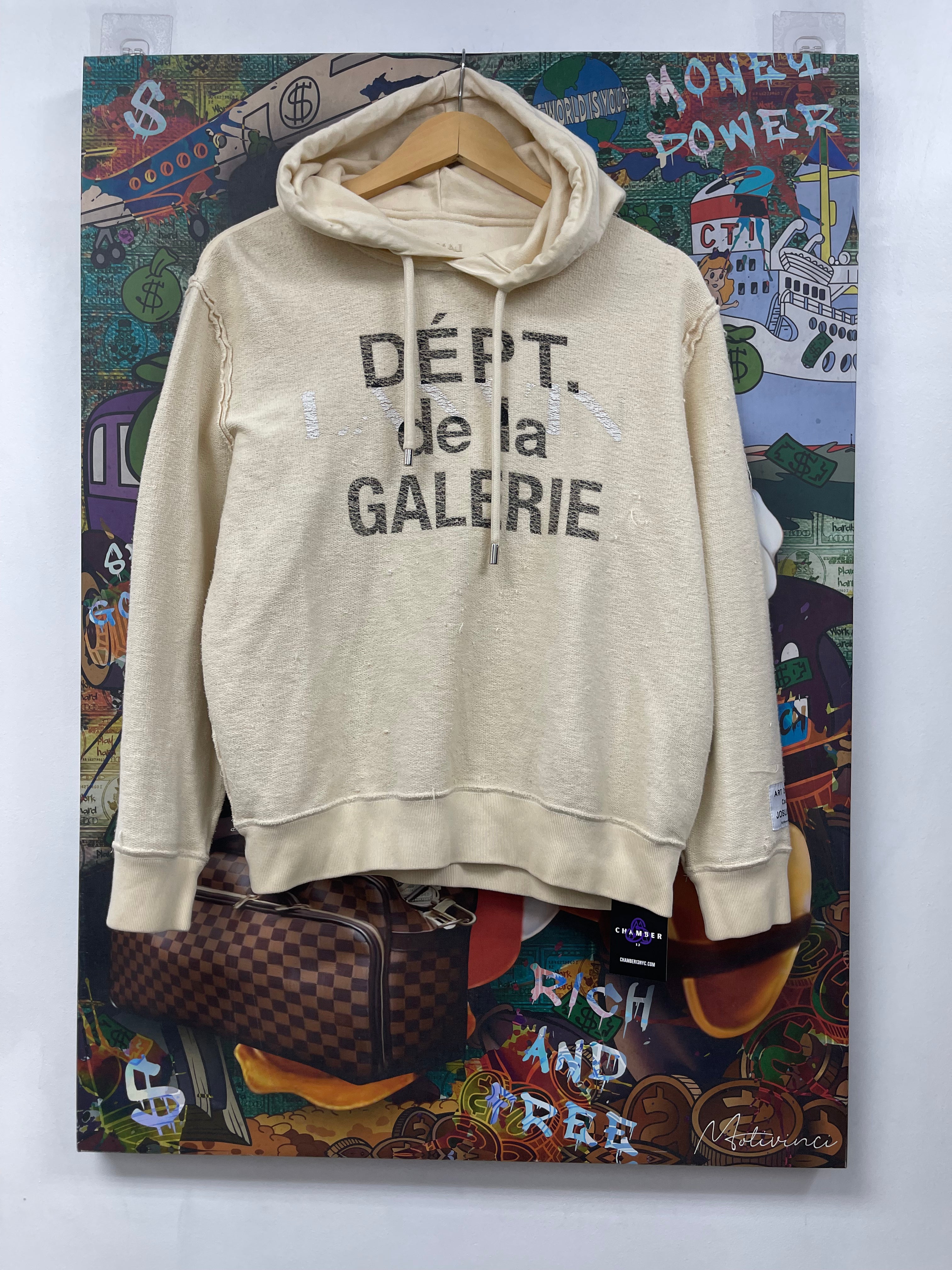 Gallery Dept x Lanvin Cream Hoodie