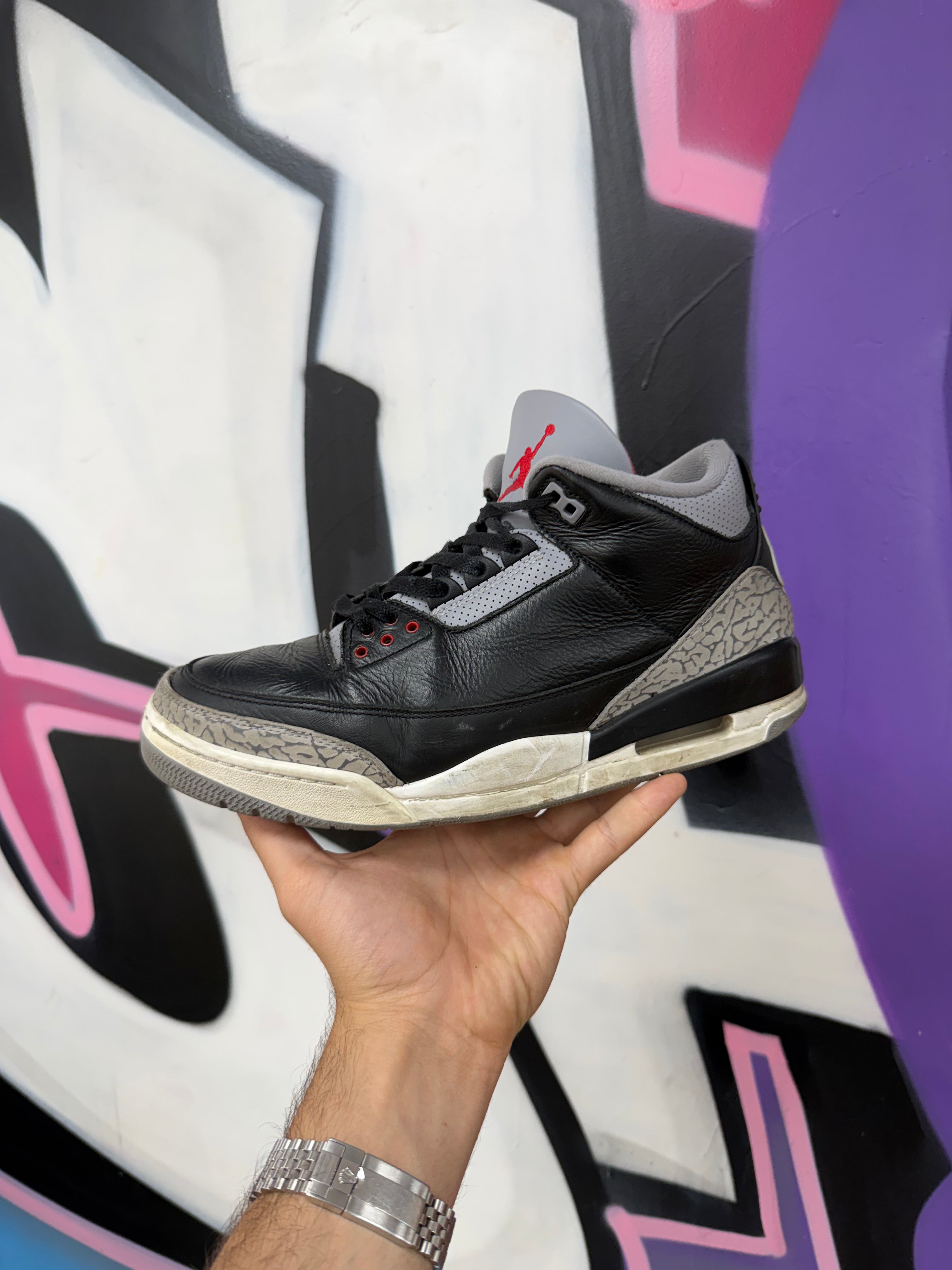 Jordan 3 Black Cement Reimagined Sneakers