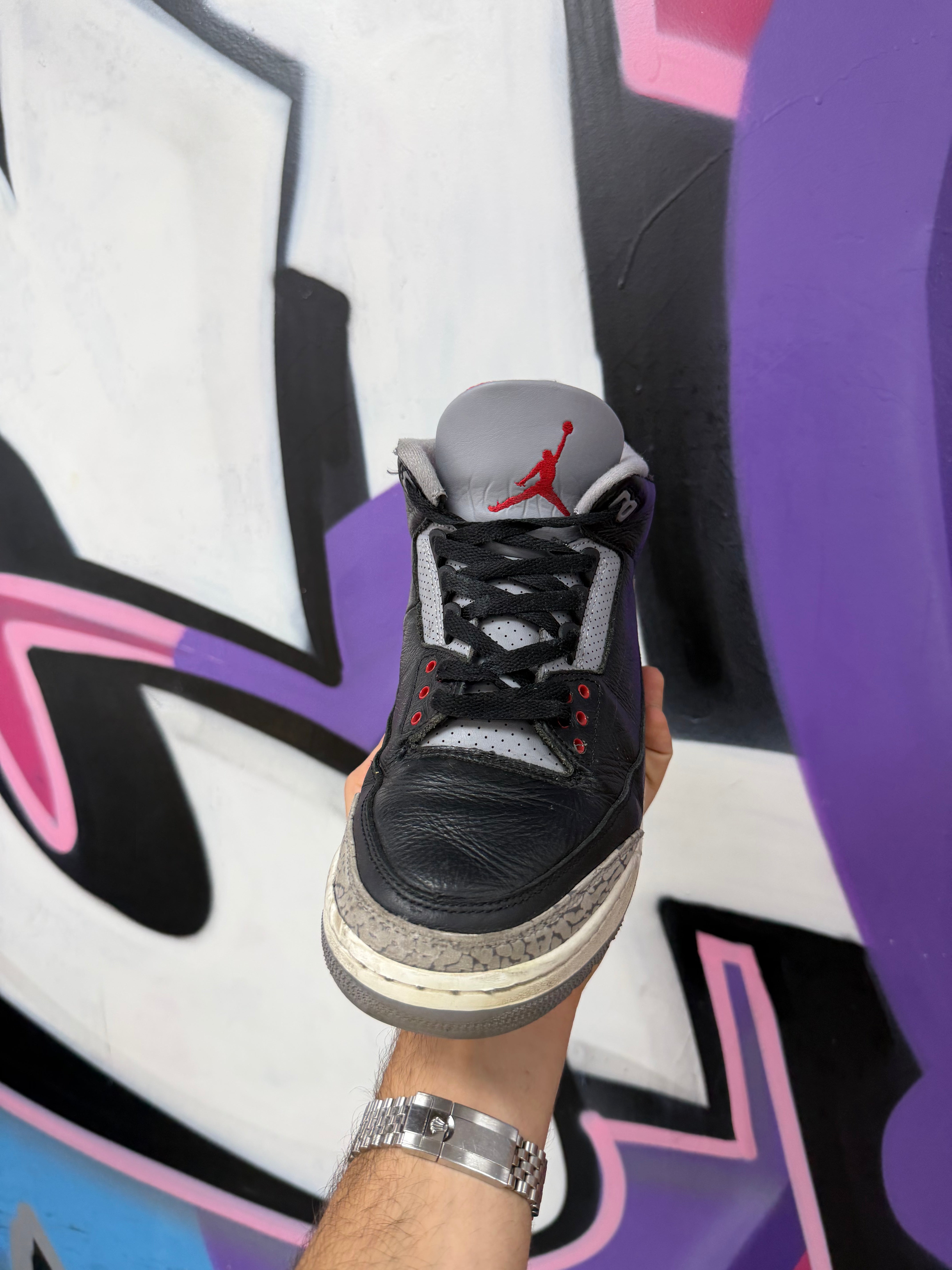 Jordan 3 Black Cement Reimagined Sneakers