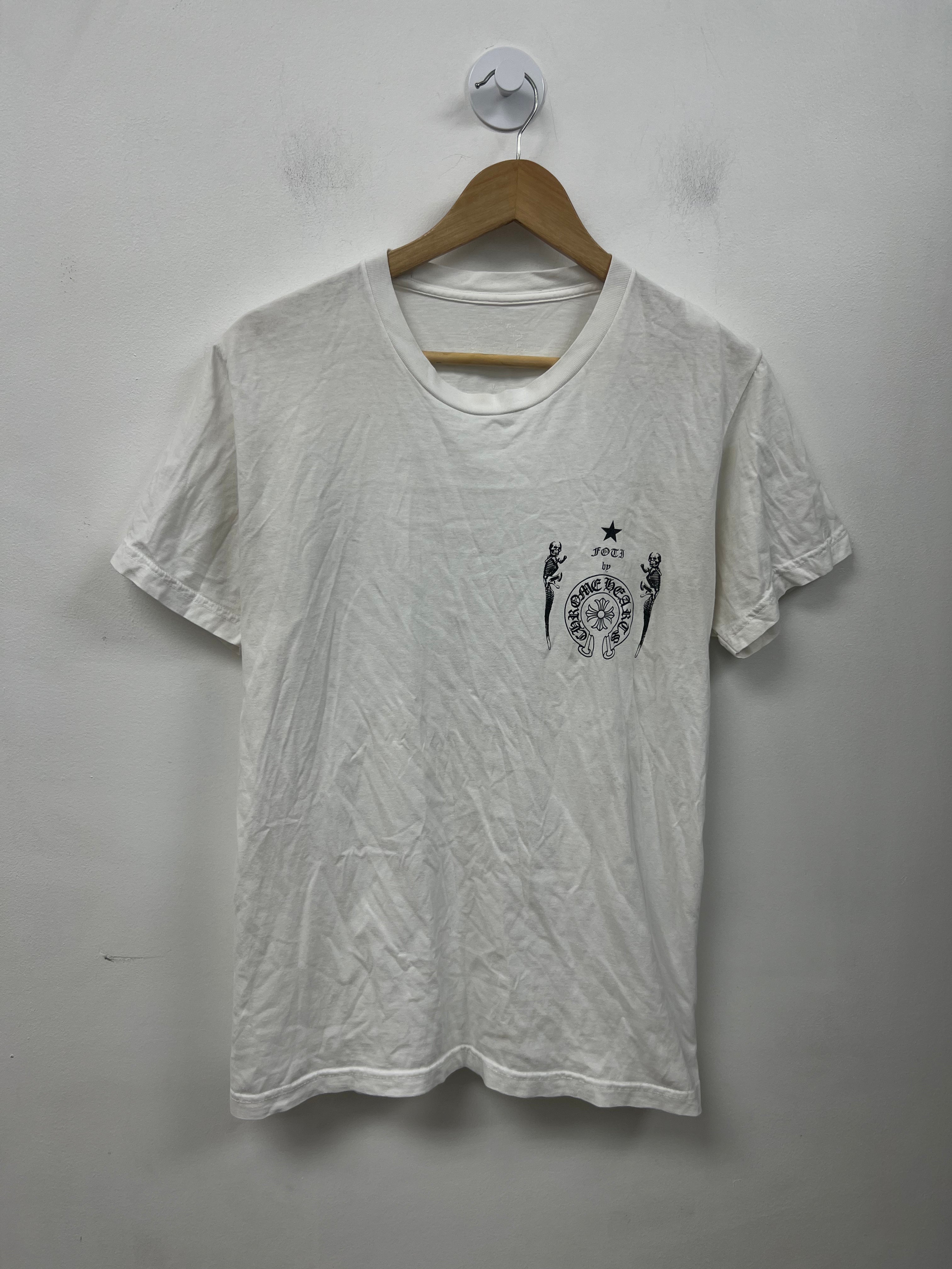 Chrome Hearts White Foti Skull Tee