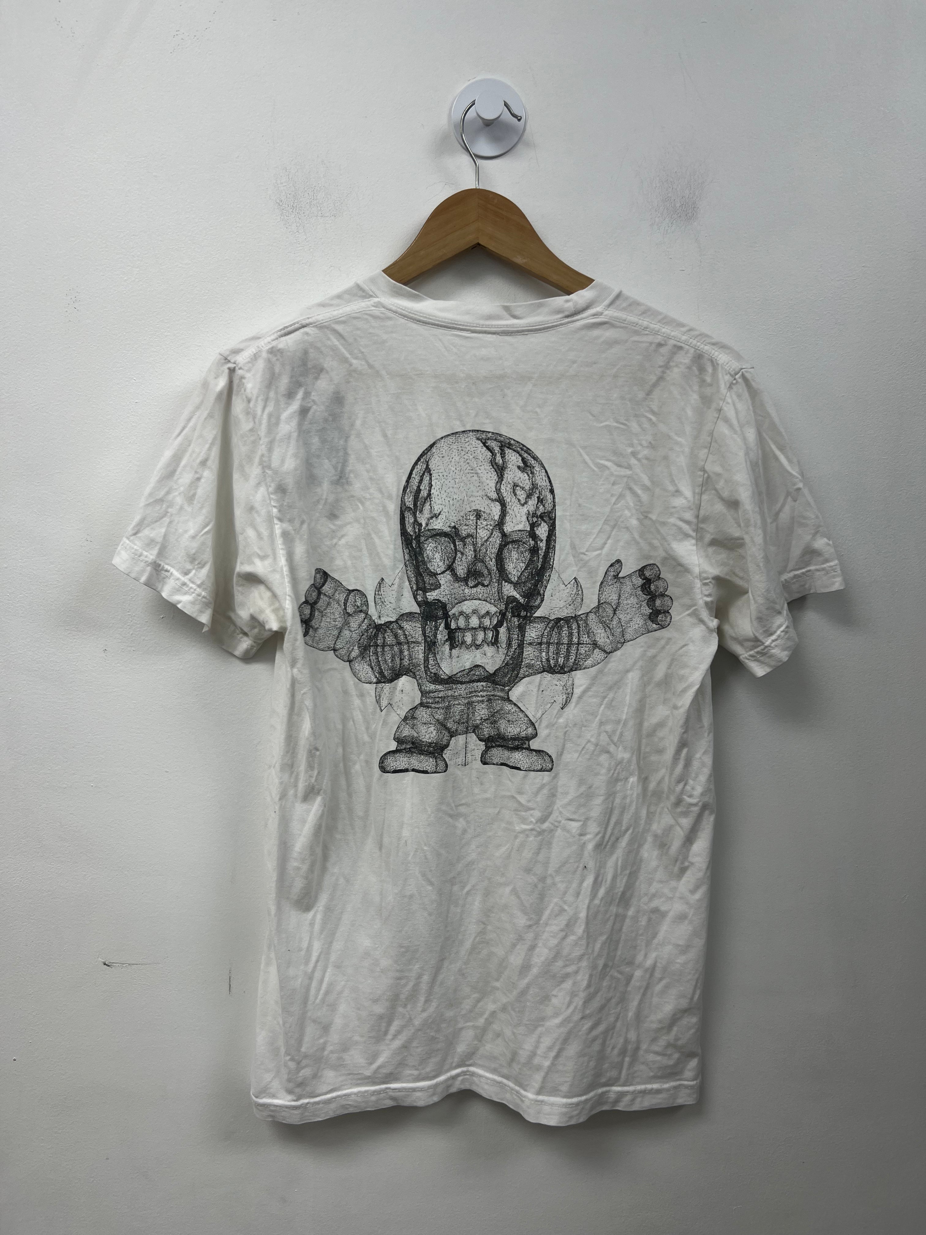 Chrome Hearts White Foti Skull Tee