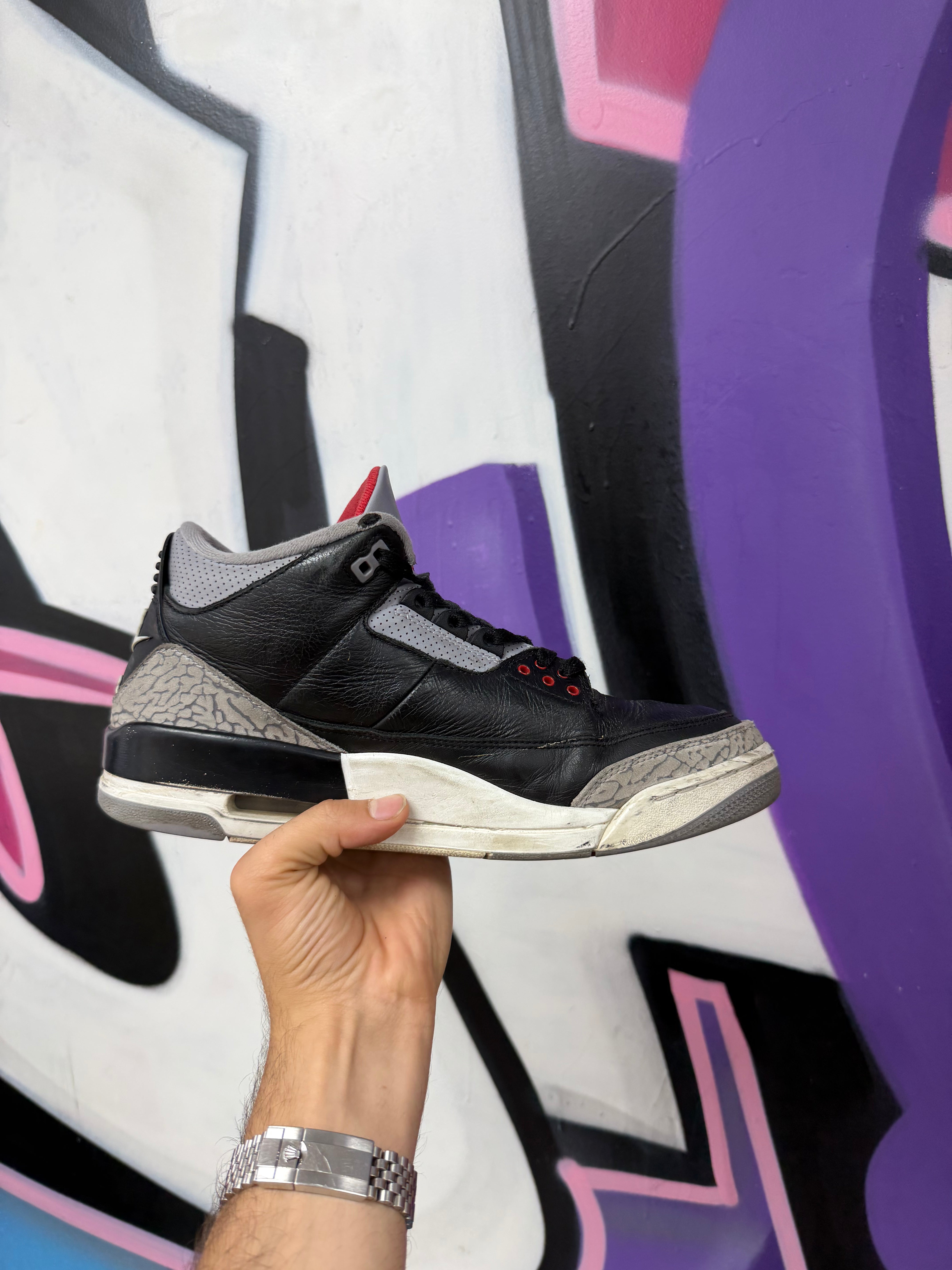 Jordan 3 Black Cement Reimagined Sneakers