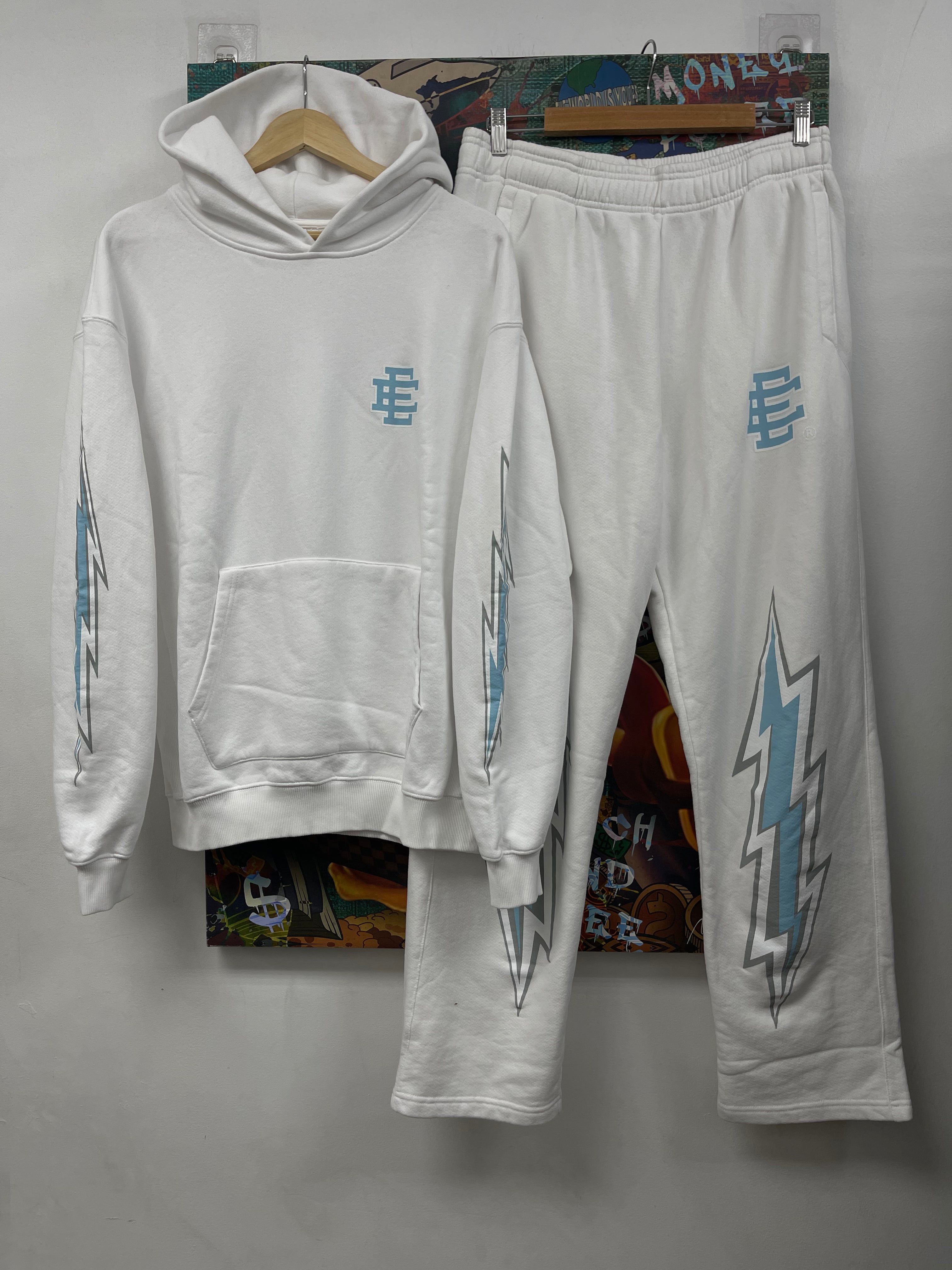 Eric Emanuel Baby Blue Bolt Sweatsuit