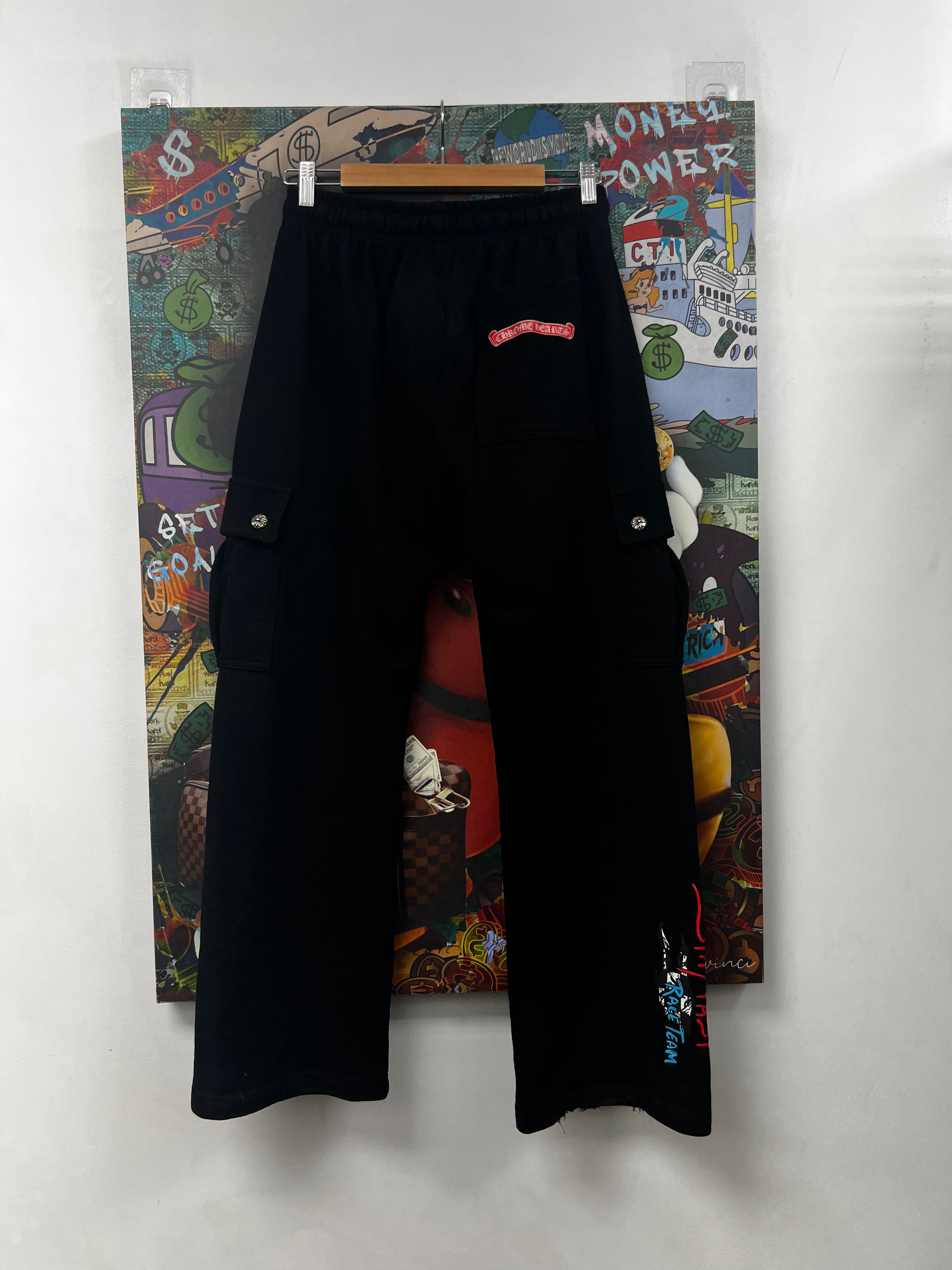 Chrome  Hearts Matty Boy Black Stay Fast Sweats