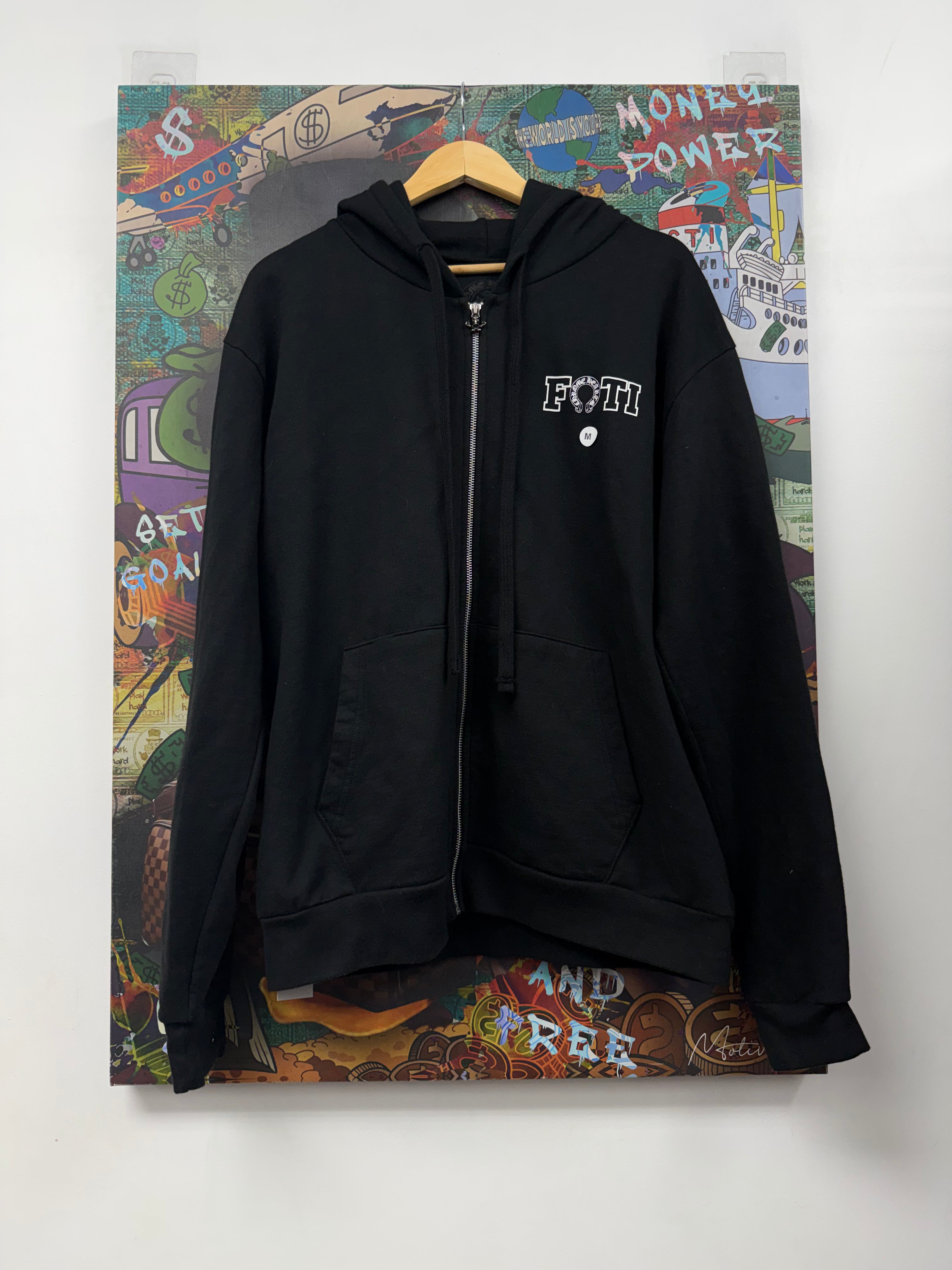 Chrome  Hearts Black FOTI Zip Up