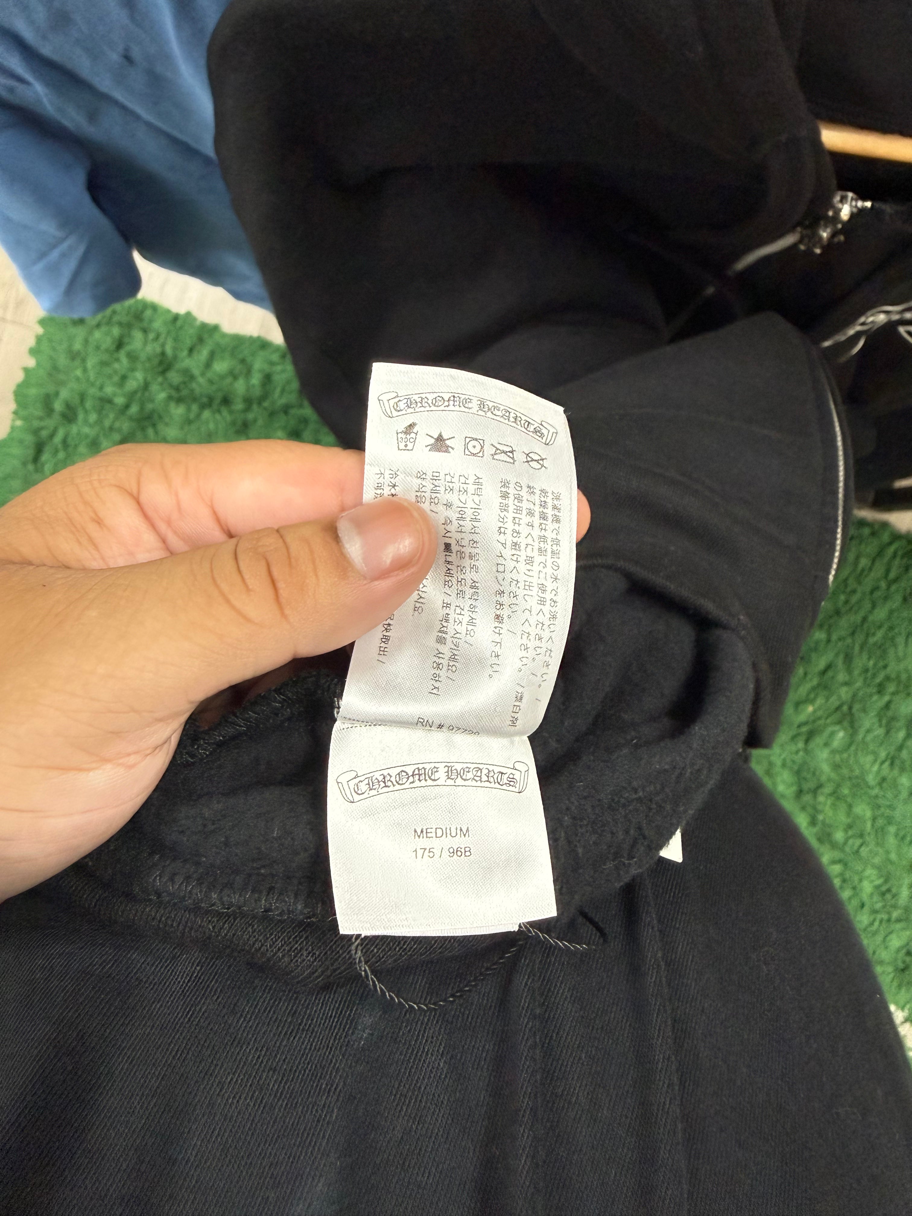 Chrome  Hearts Black FOTI Zip Up