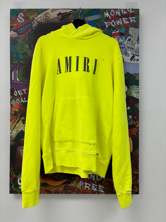 Amiri 3M Neon Hoodie Used Medium N/A