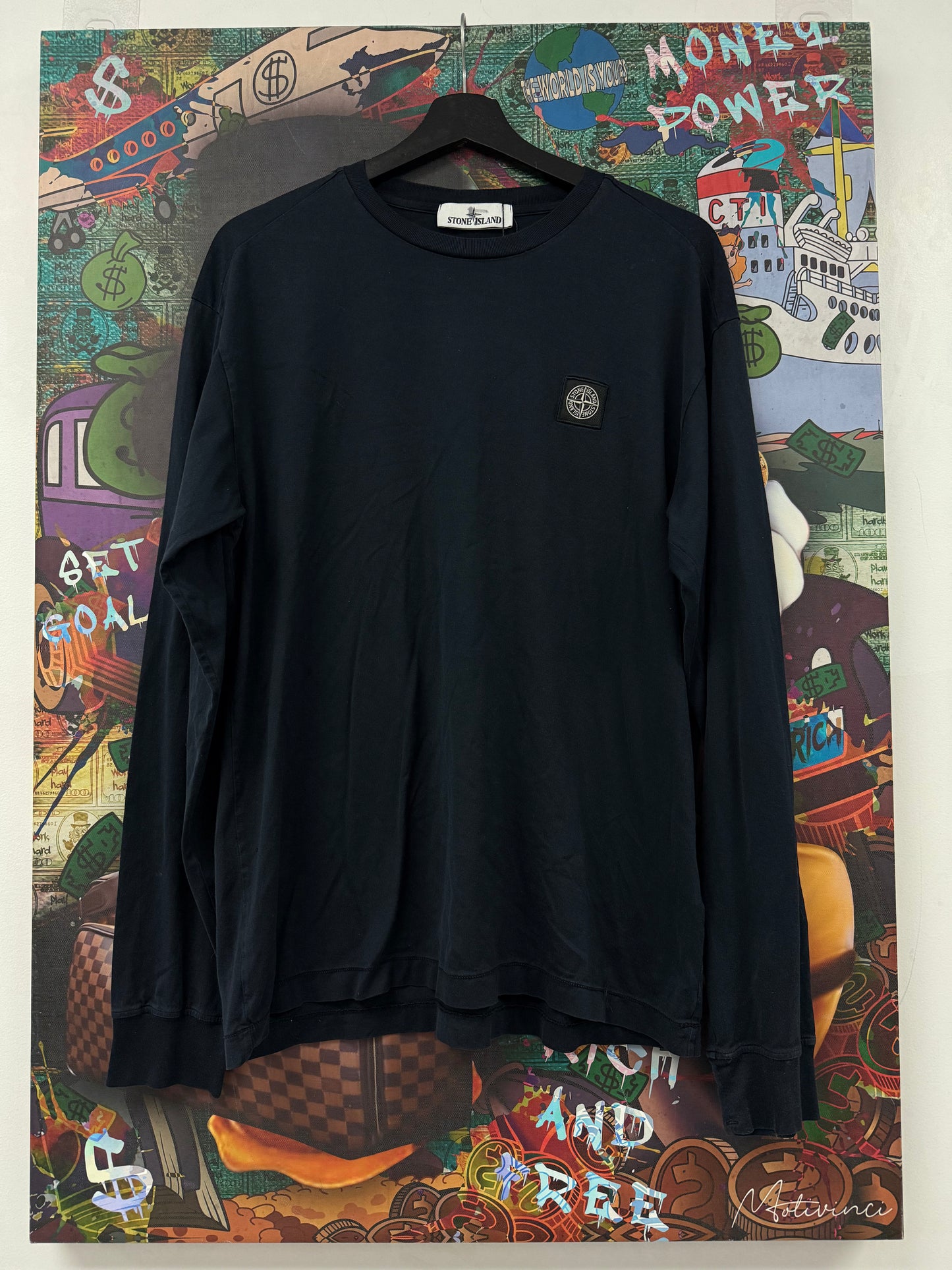 Stone Island LS Navy Used Large