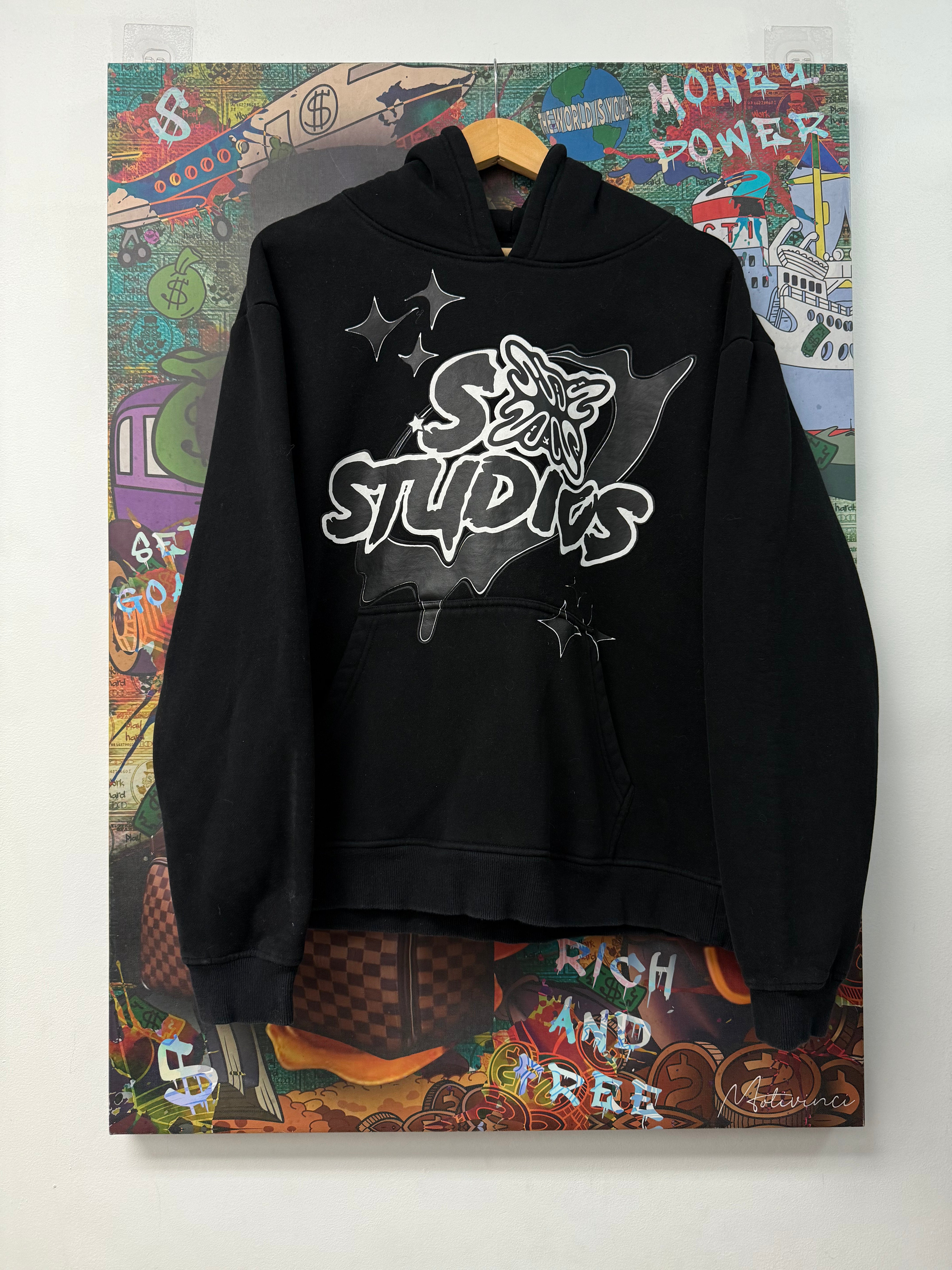 SB Studios Black White Hoodie