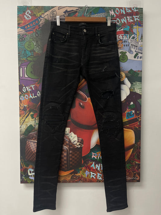 Amiri Mx1 Black Black Patch  Used