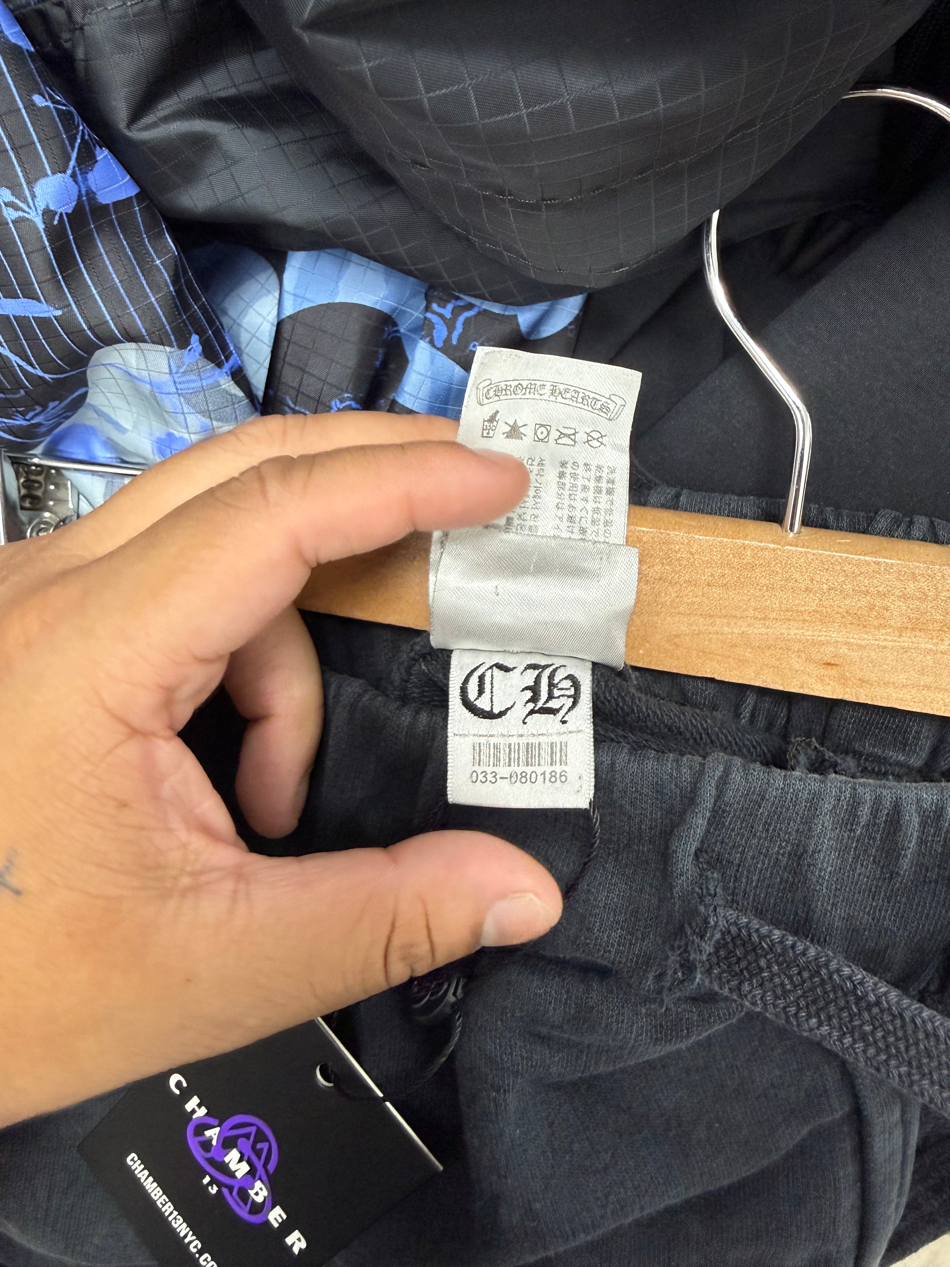 Chrome  Hearts Black Monogram Horseshoe Sweats