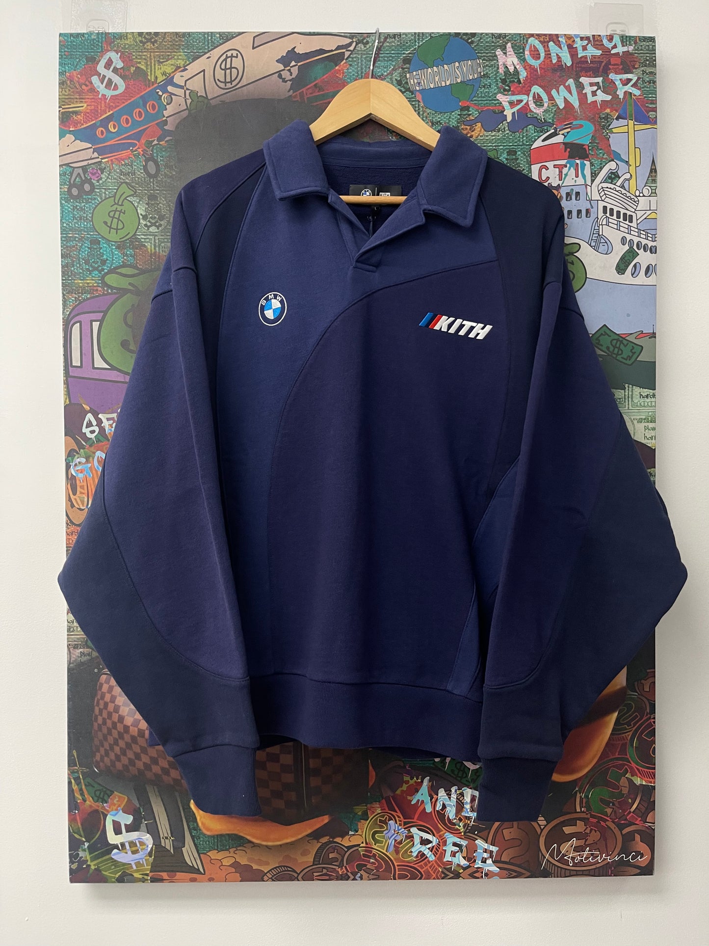 Kith  BMW Nelson Rugby Techno Violet New With Tags