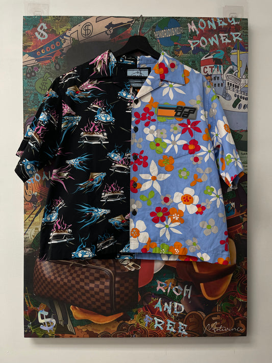Prada Double Match Button Up Used