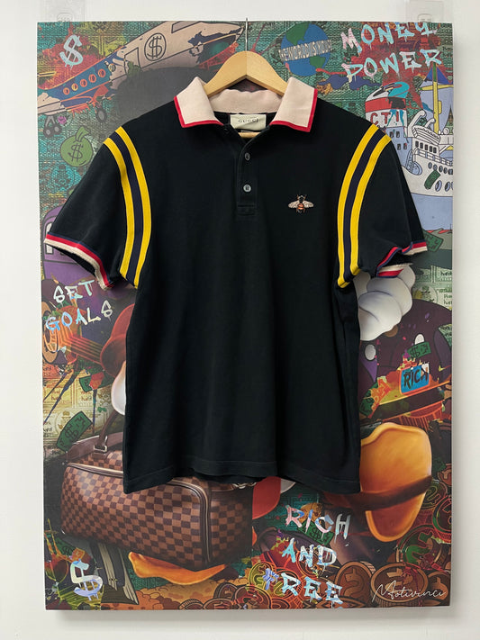 Gucci Red Black Yellow Polo Used