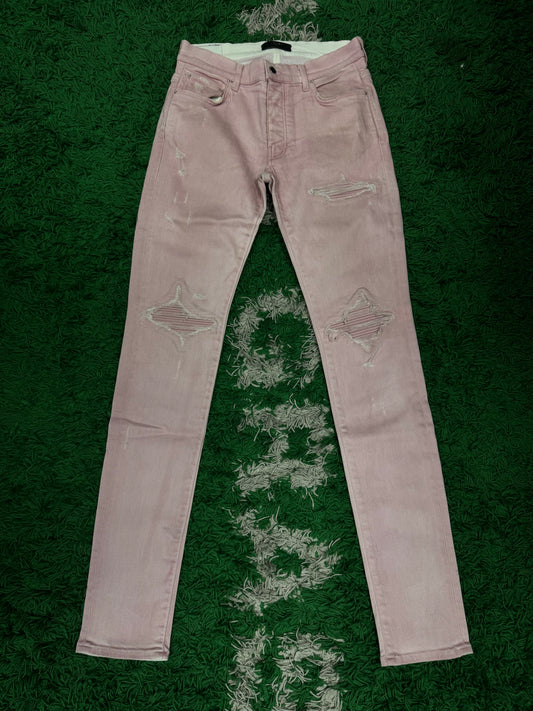 Amiri Jeans MX1 Pink Pink Patch 31 Used