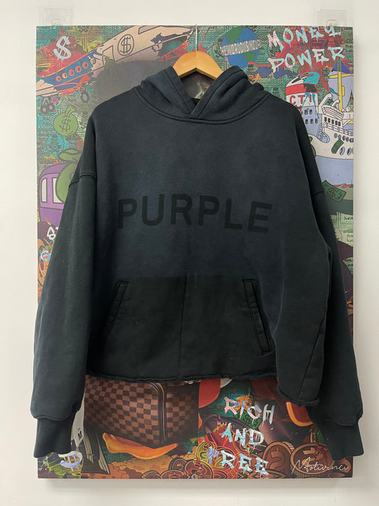 Purple Brand Hoodie Black  Used