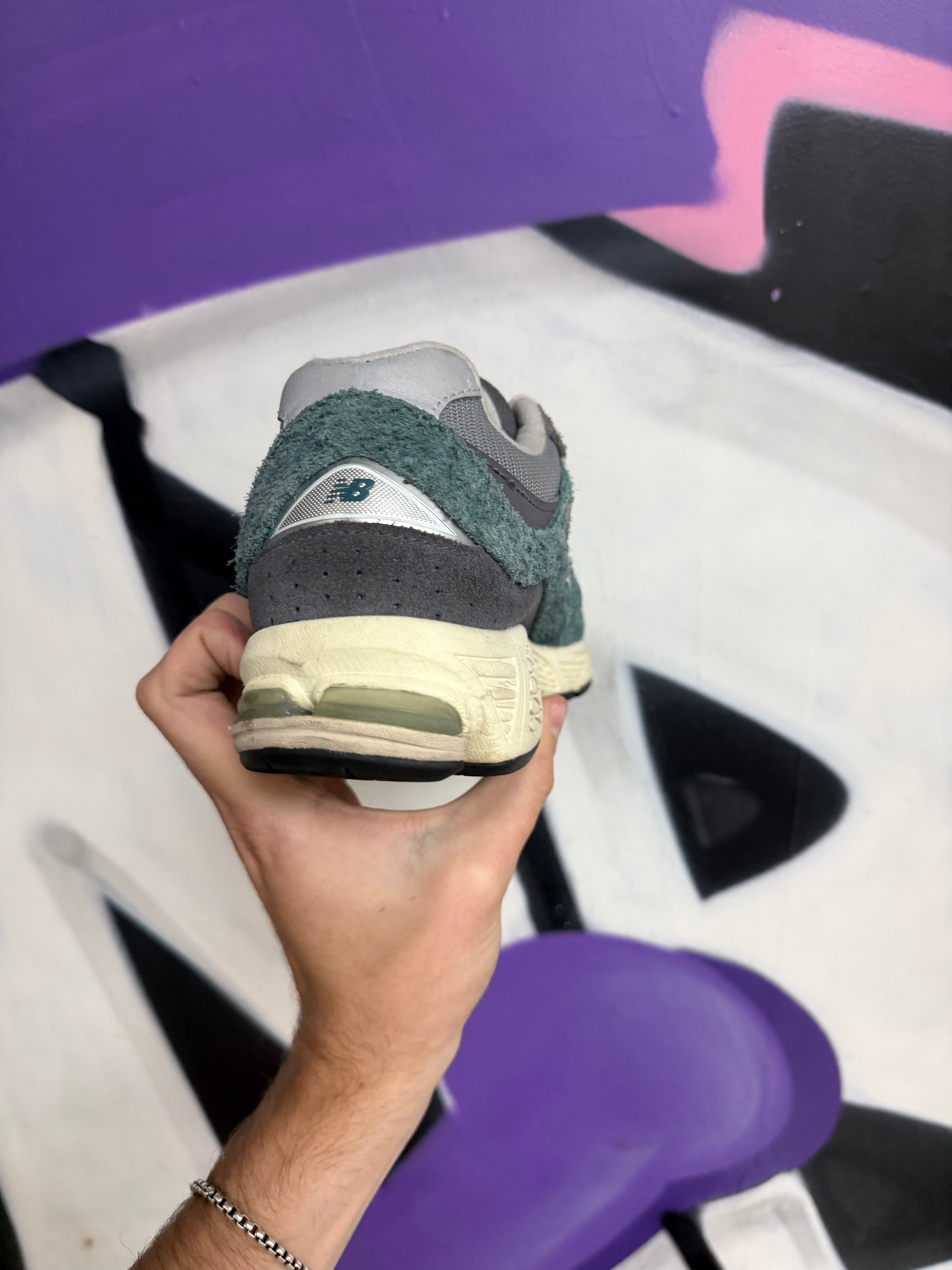 New Balance 2002R Teal Grey Sneakers