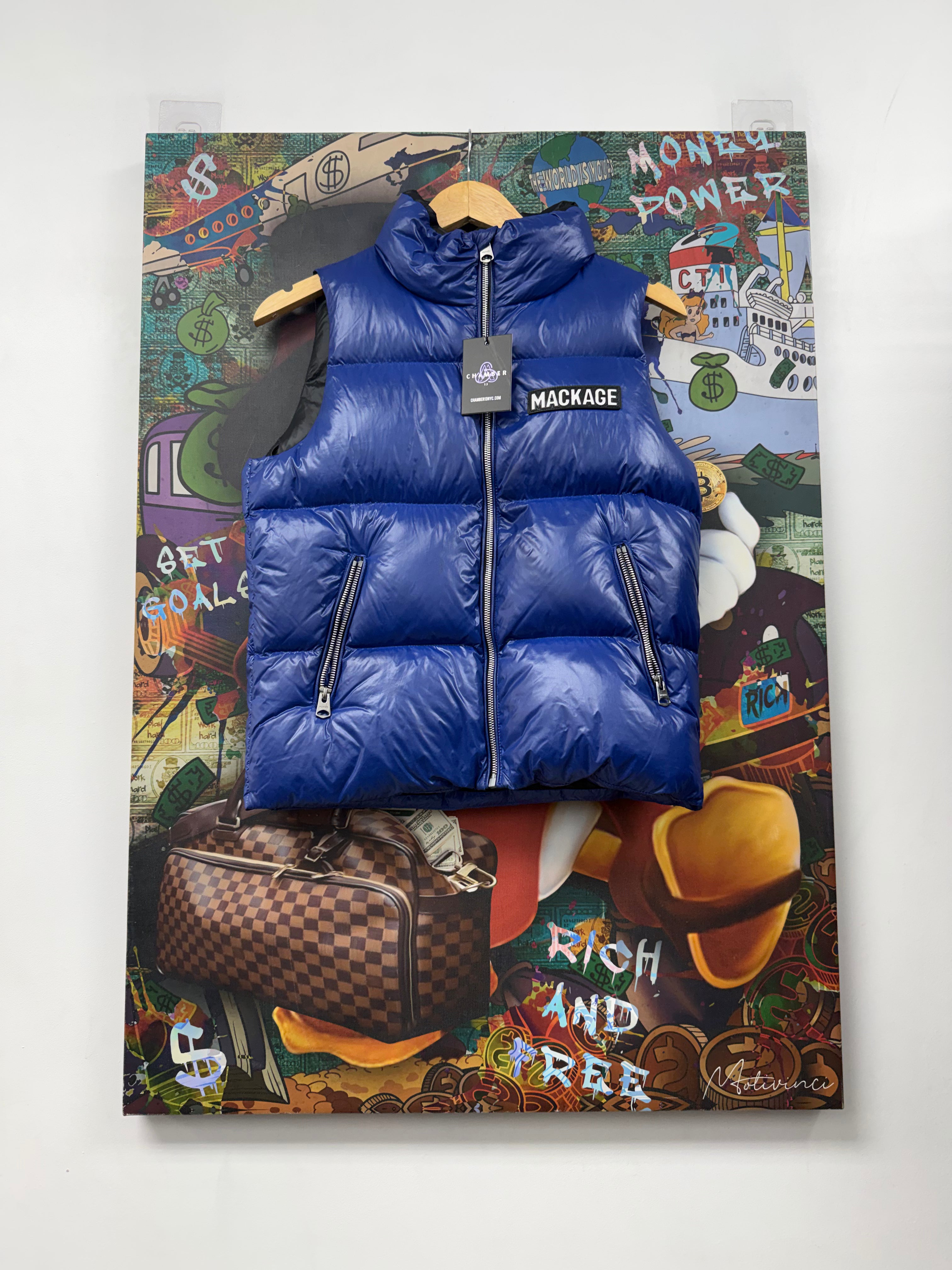 Mackage Blue Kent Vest