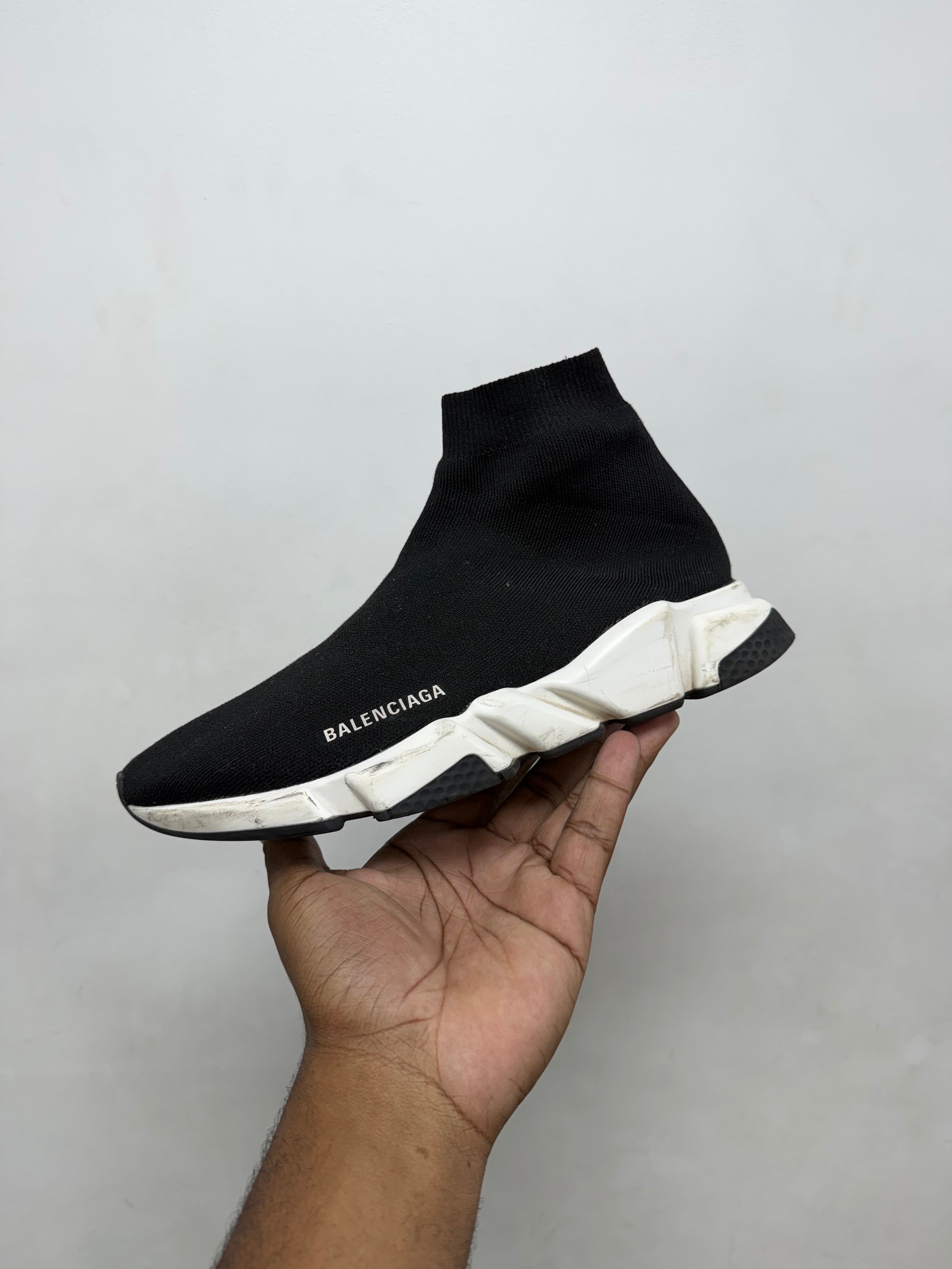 Balenciaga Black Speed Trainer Sneakers