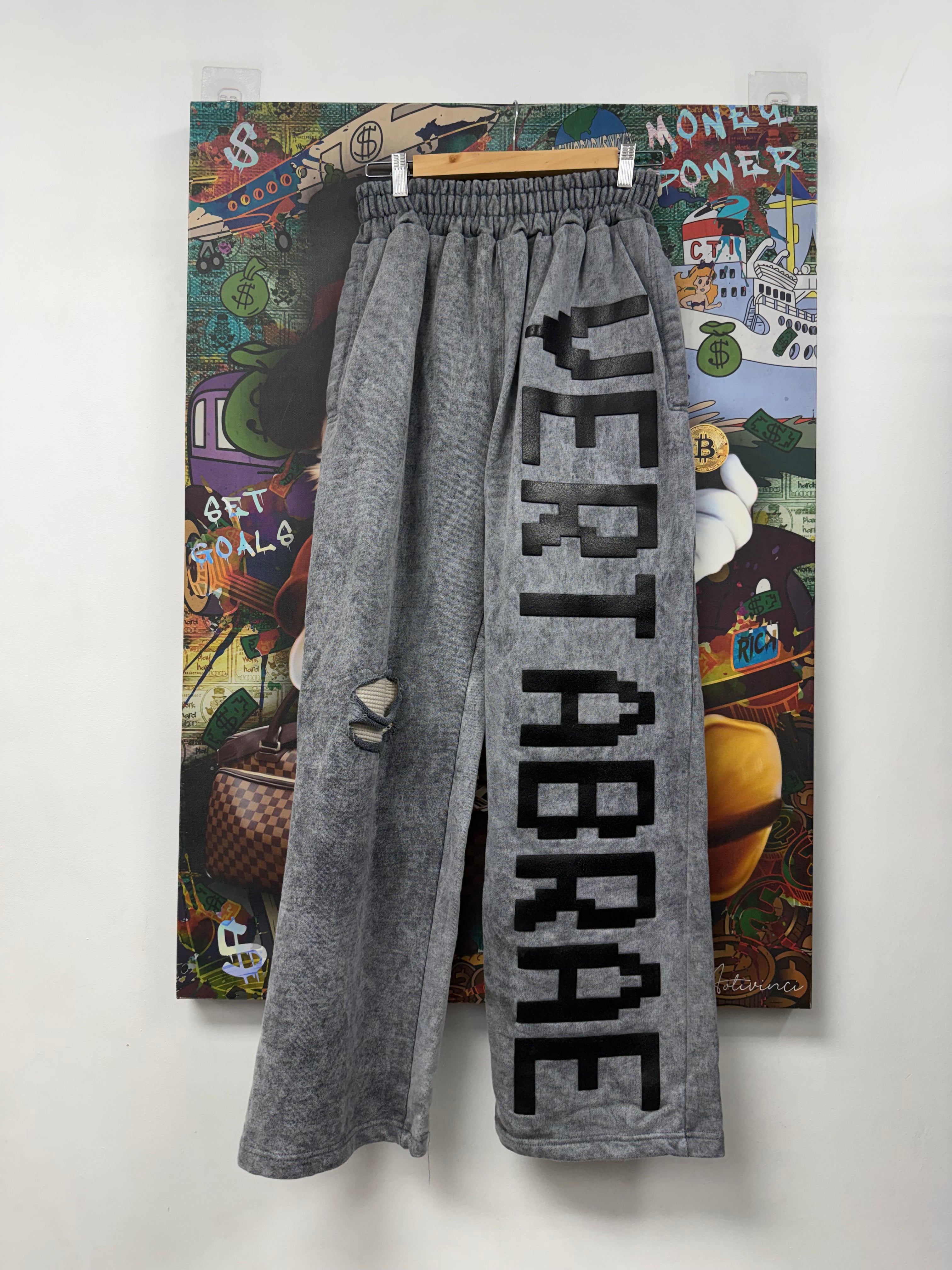 Vertabrae Grey Thermal Sweats