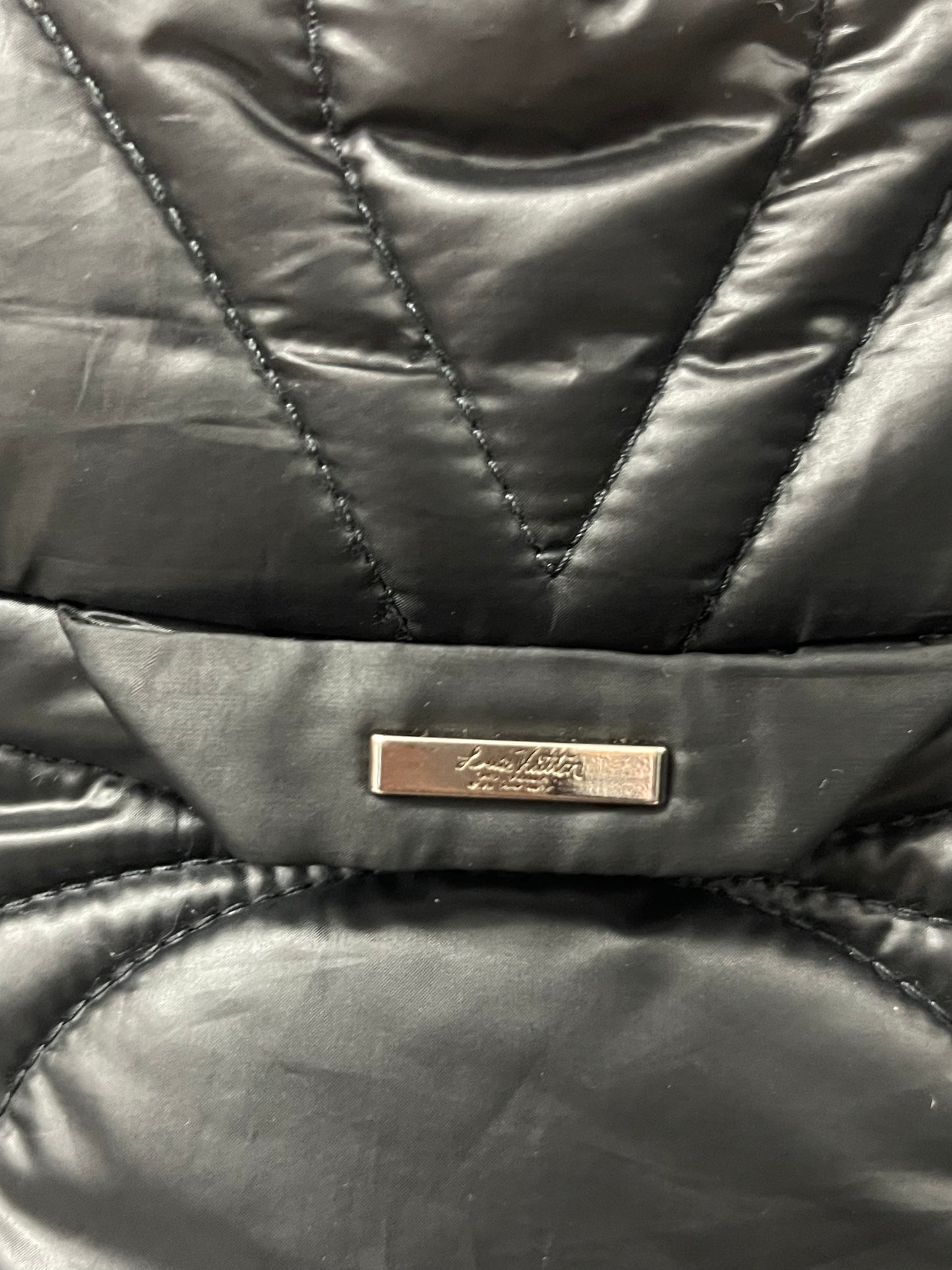 LV Padded Floral Monogram Vest Black (52) Lightly Worn