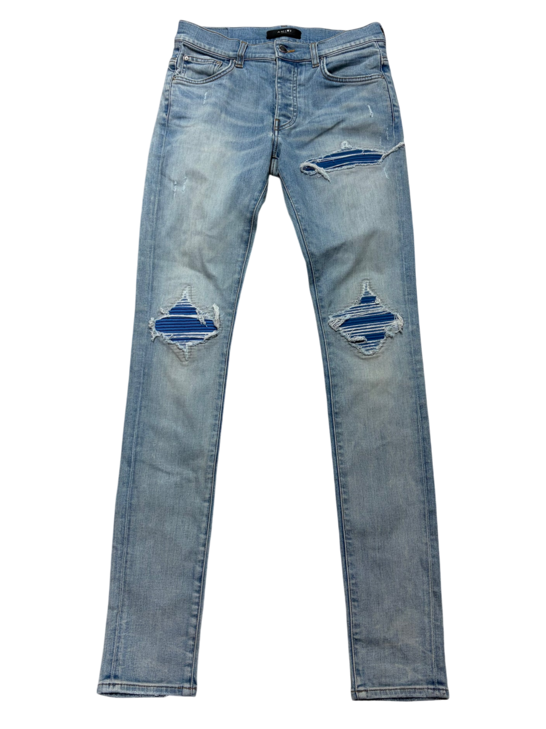 Amiri Patch MX1 Light Wash & Blue Jeans