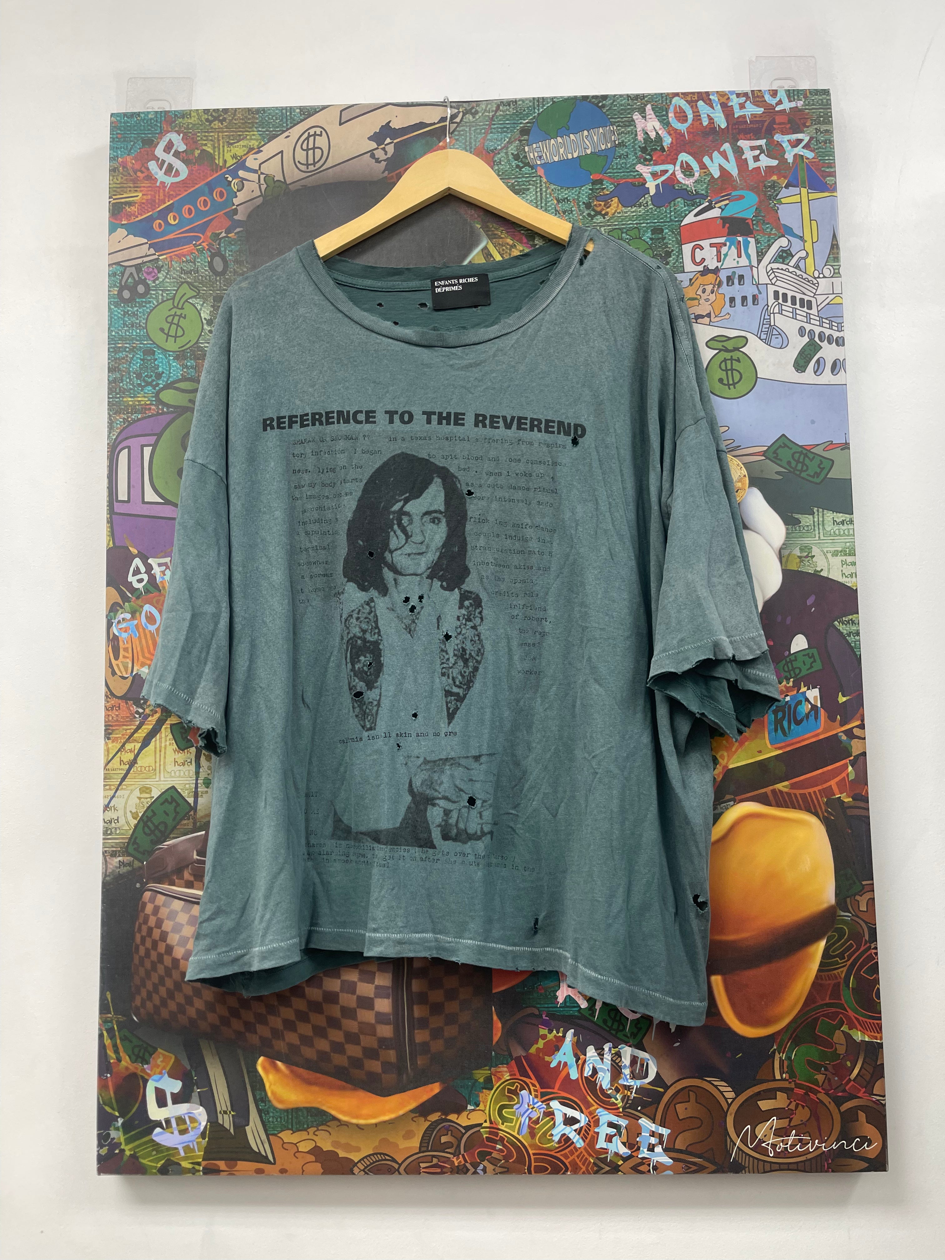 ENFANTS RICHES DÉPRIMÉS Teal Reverend Tee