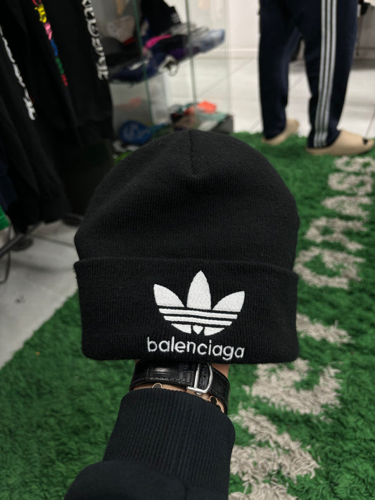 Balenciaga Adidas Beanie Black New OS With Tags