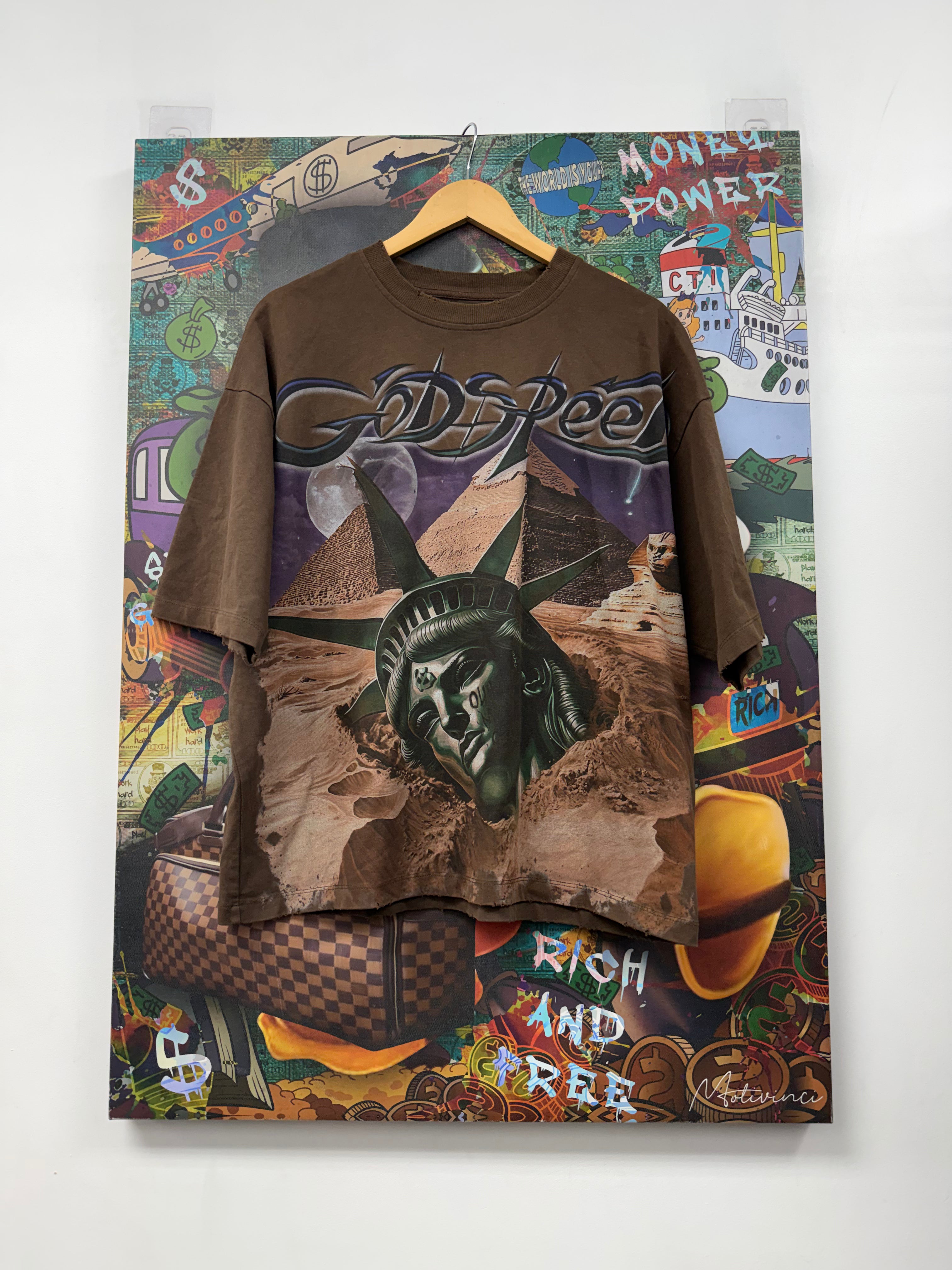 Godspeed Brown Mother Of Cairo Tee