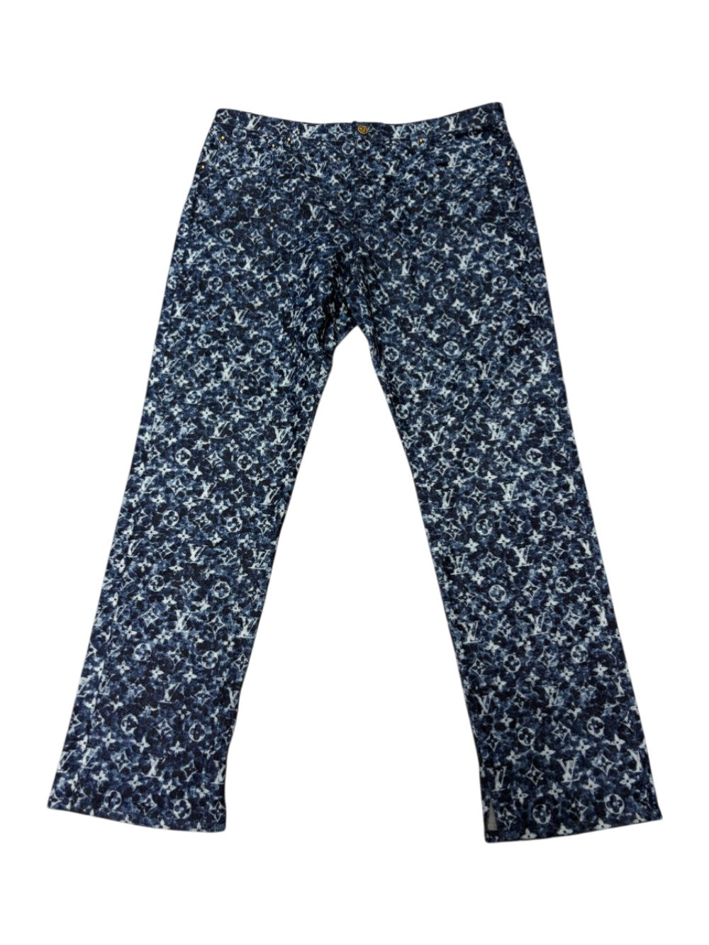 Louis Vuitton "Pointillism Monogram" Multicolor Jeans