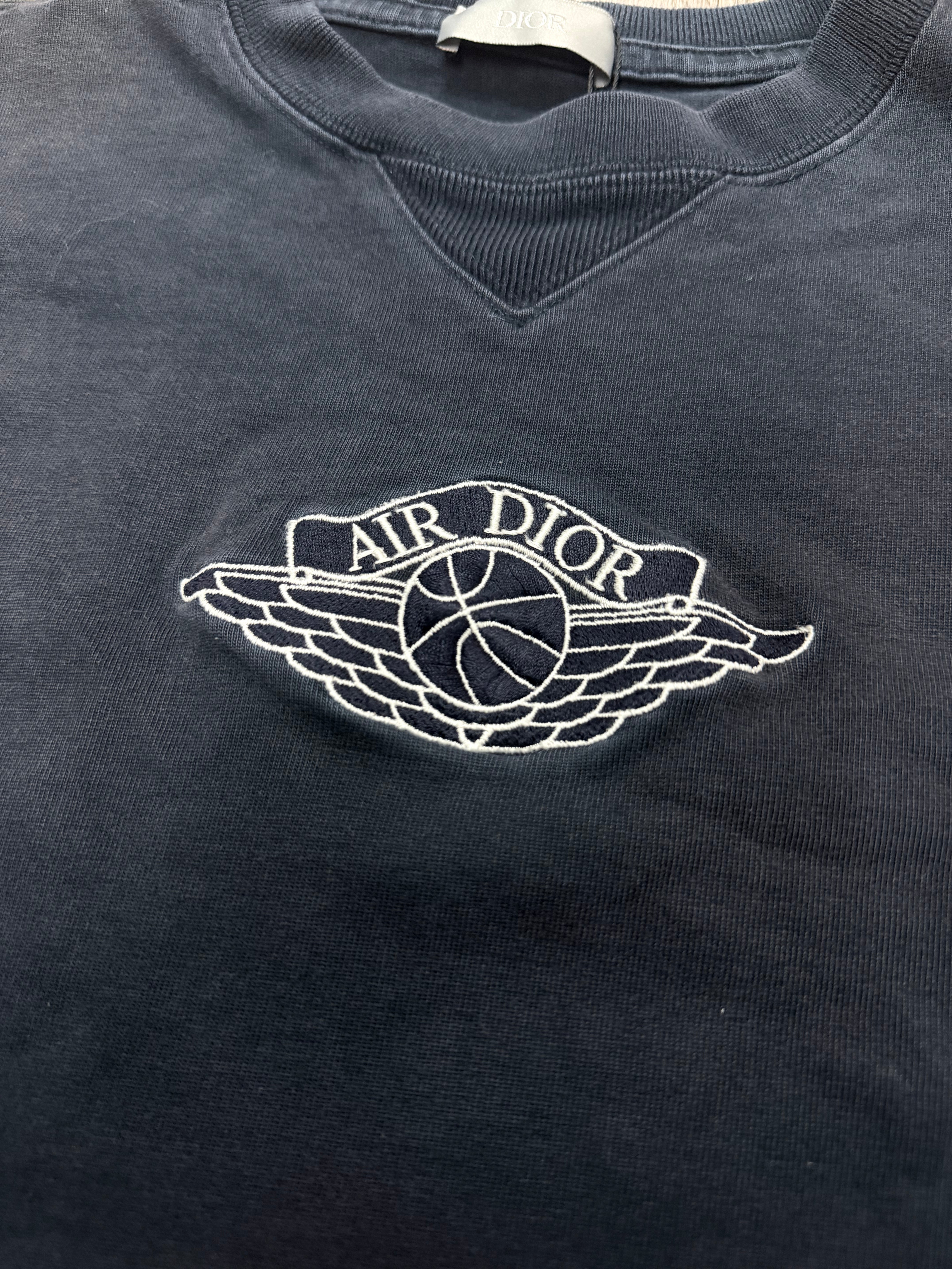 Dior x Jordan Navy Air Tee