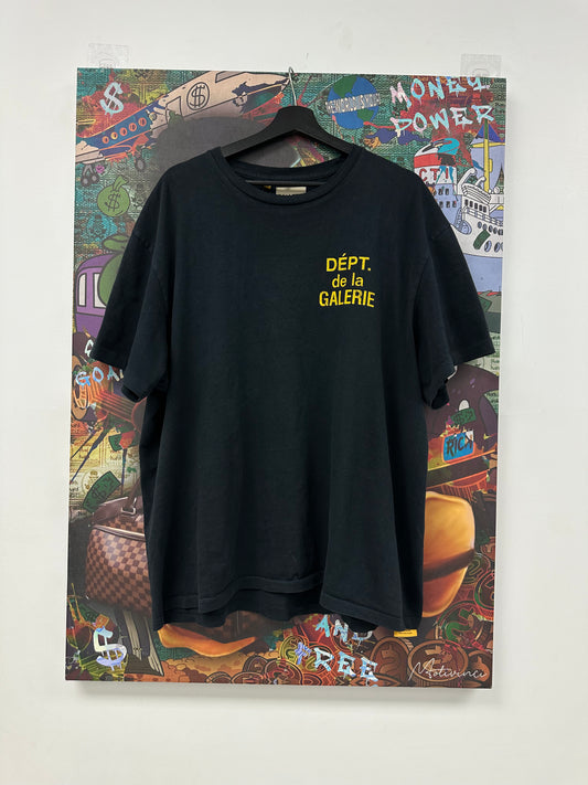 Gallery Dept Tee Navy Yellow Used XL N/A