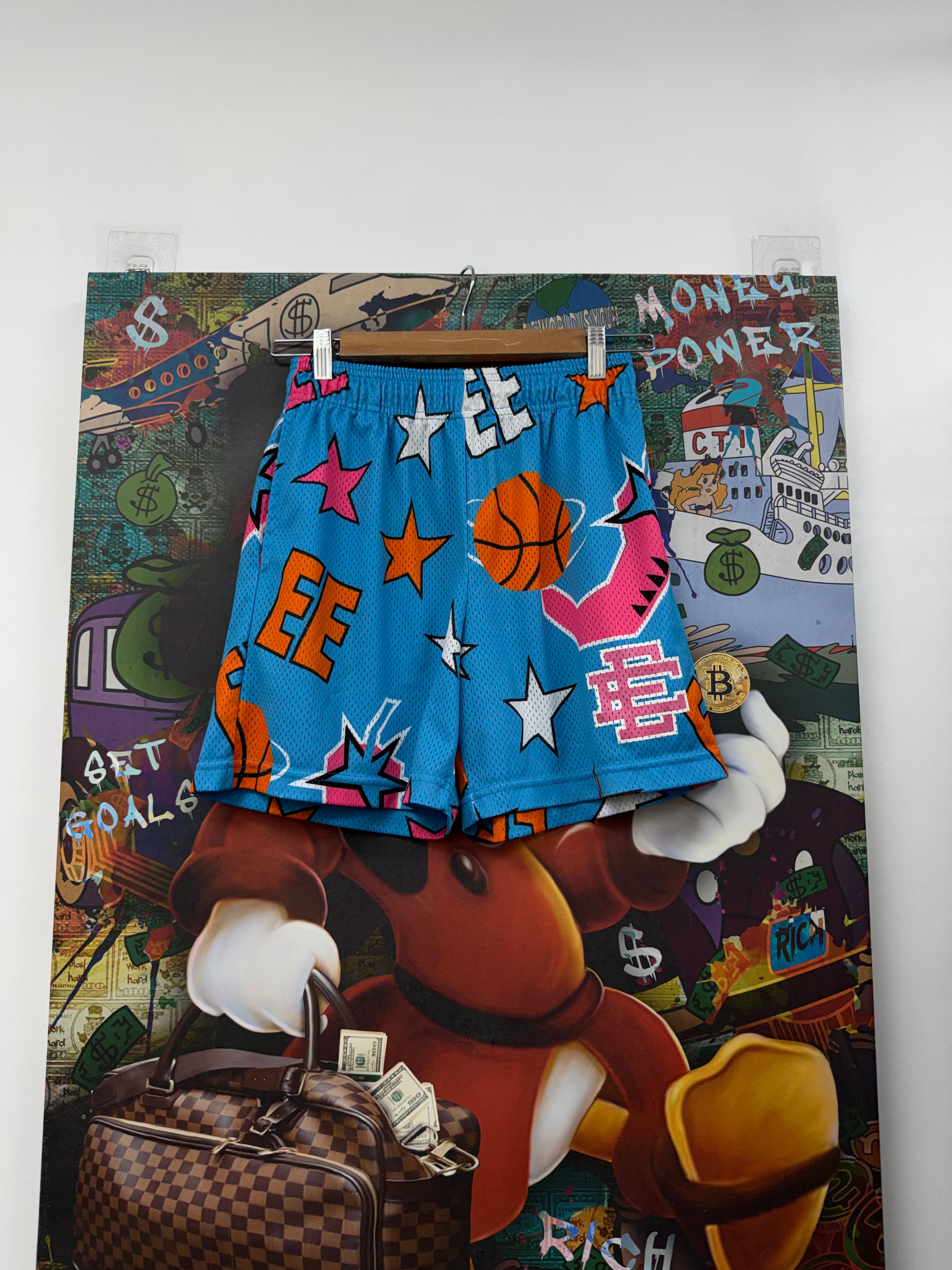 Eric Emanuel Blue All Star Shorts