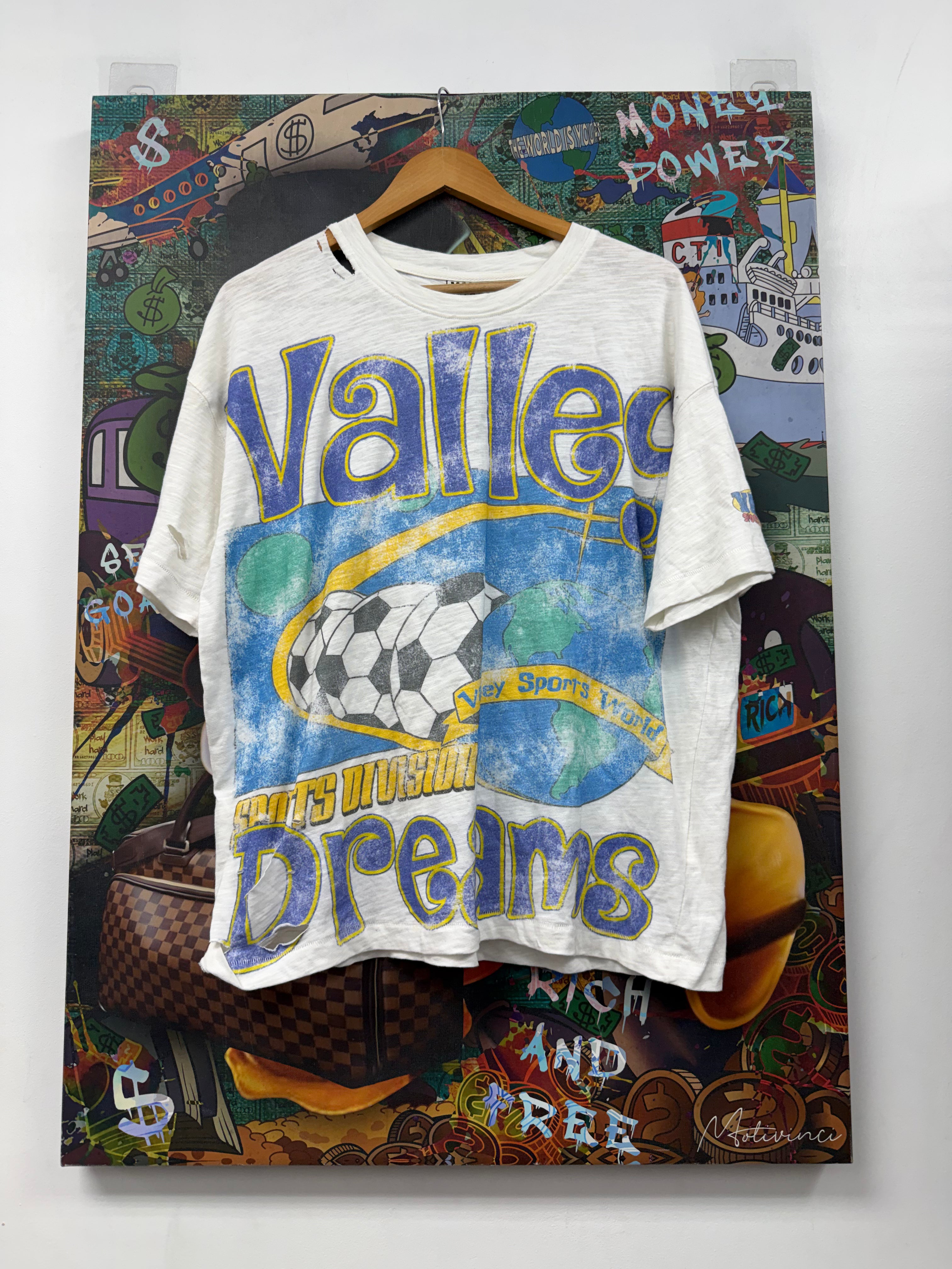 Vale White Futball Tee