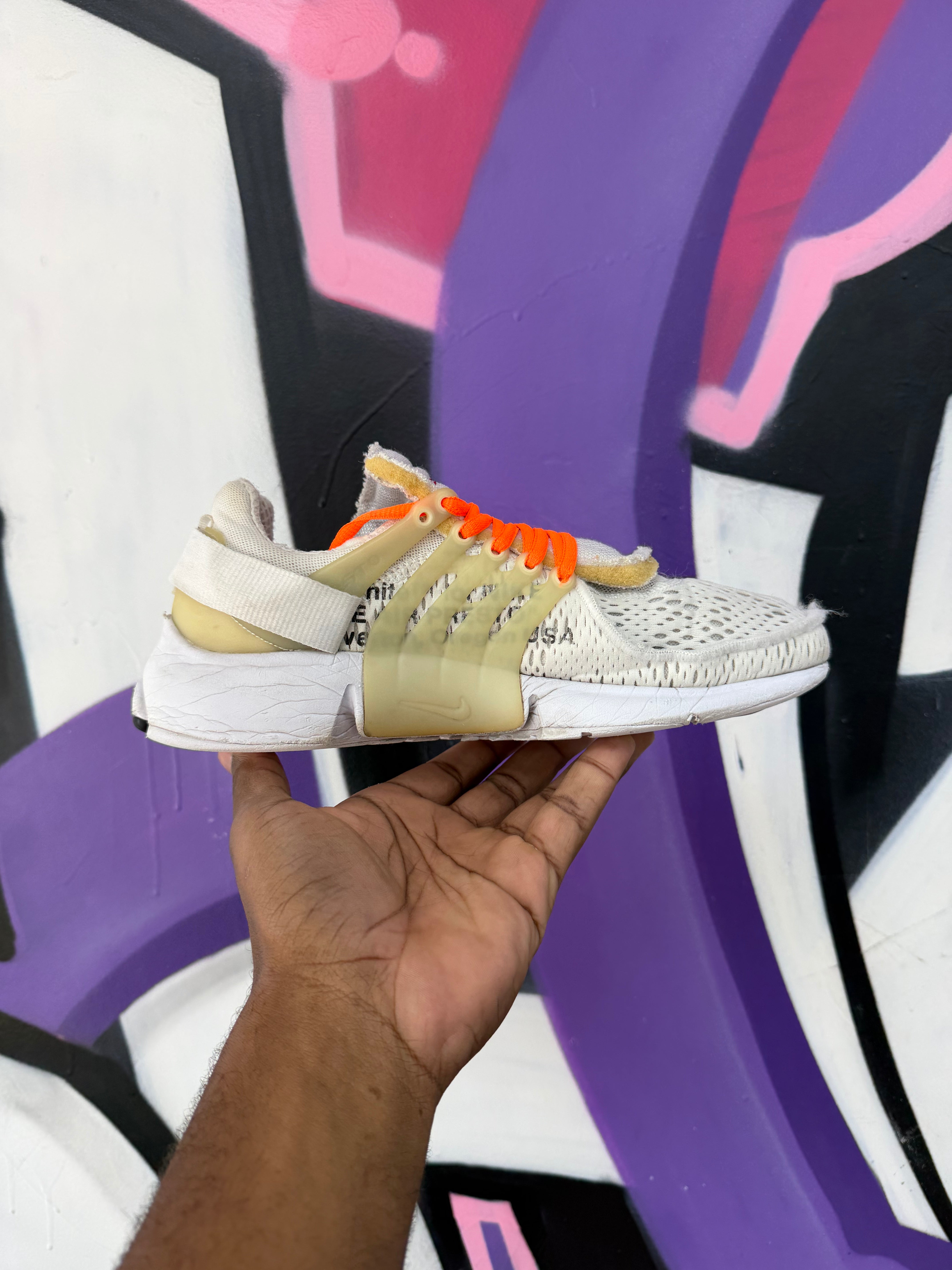 Nike Off White Presto White Sneakers (No Insoles)