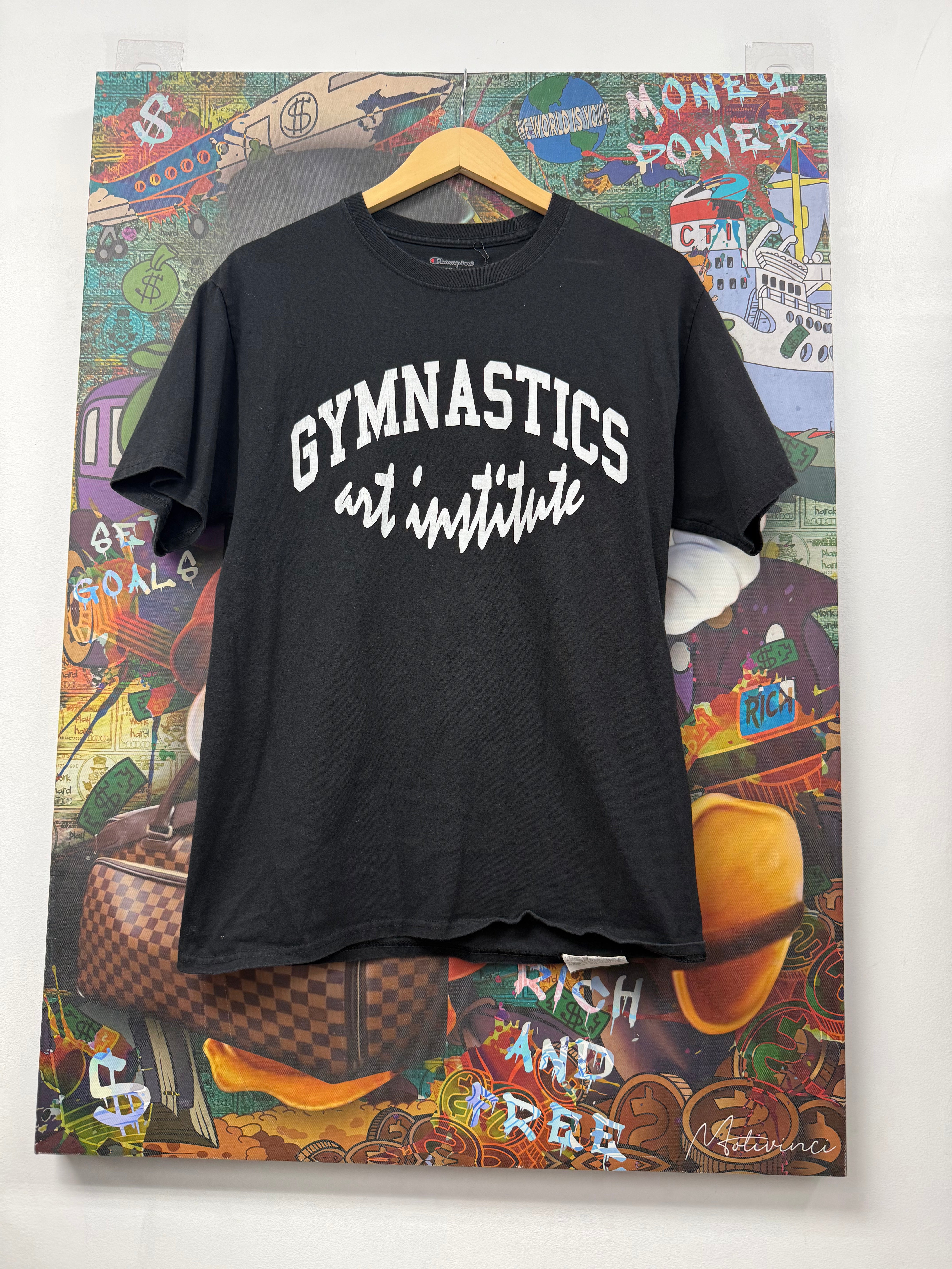 Champion x Abloh Black Green Tee
