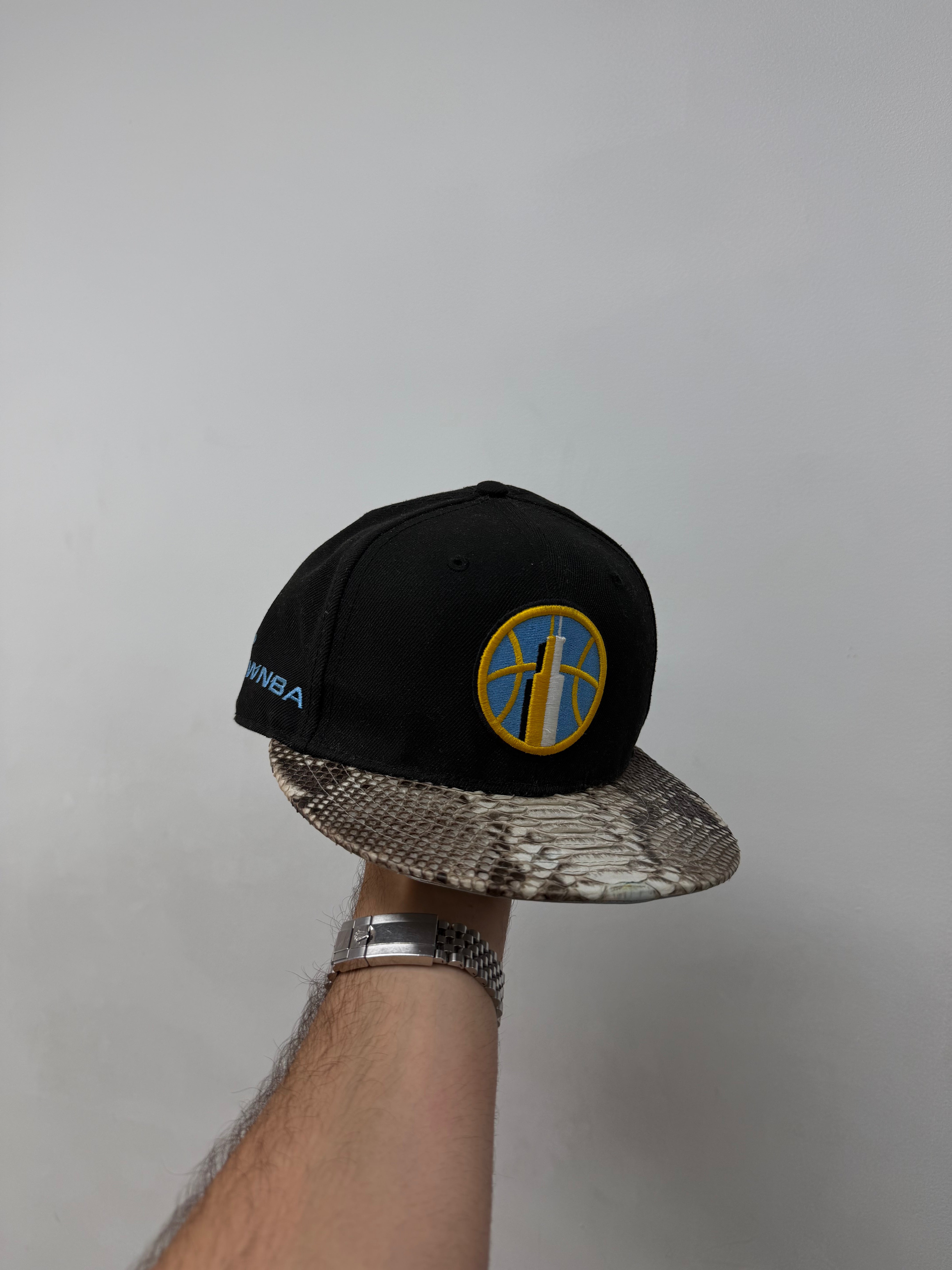 Just Don Black Baby Blue Yellow WNBA Hat